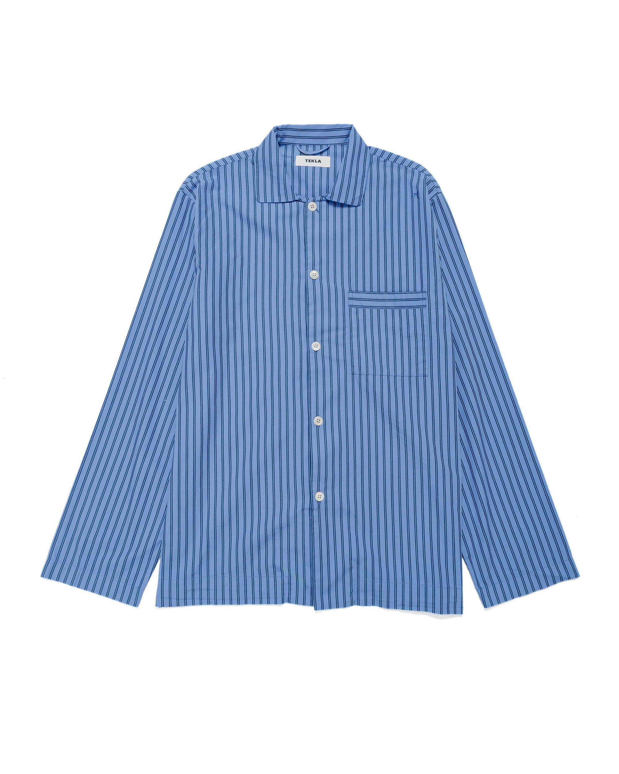 Poplin Pyjama Shirt Boro Stripes