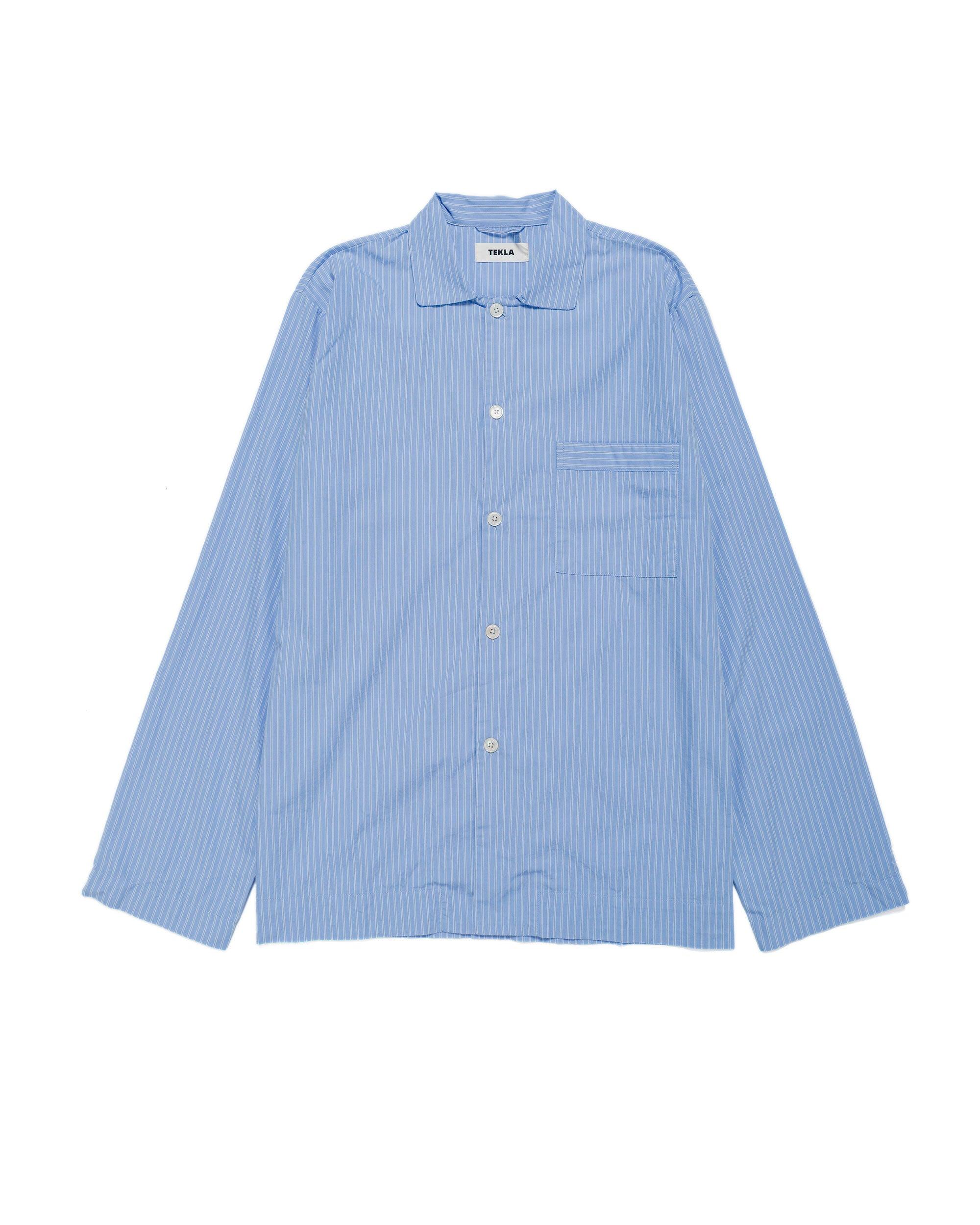 Poplin Pyjama Shirt Pin Stripes