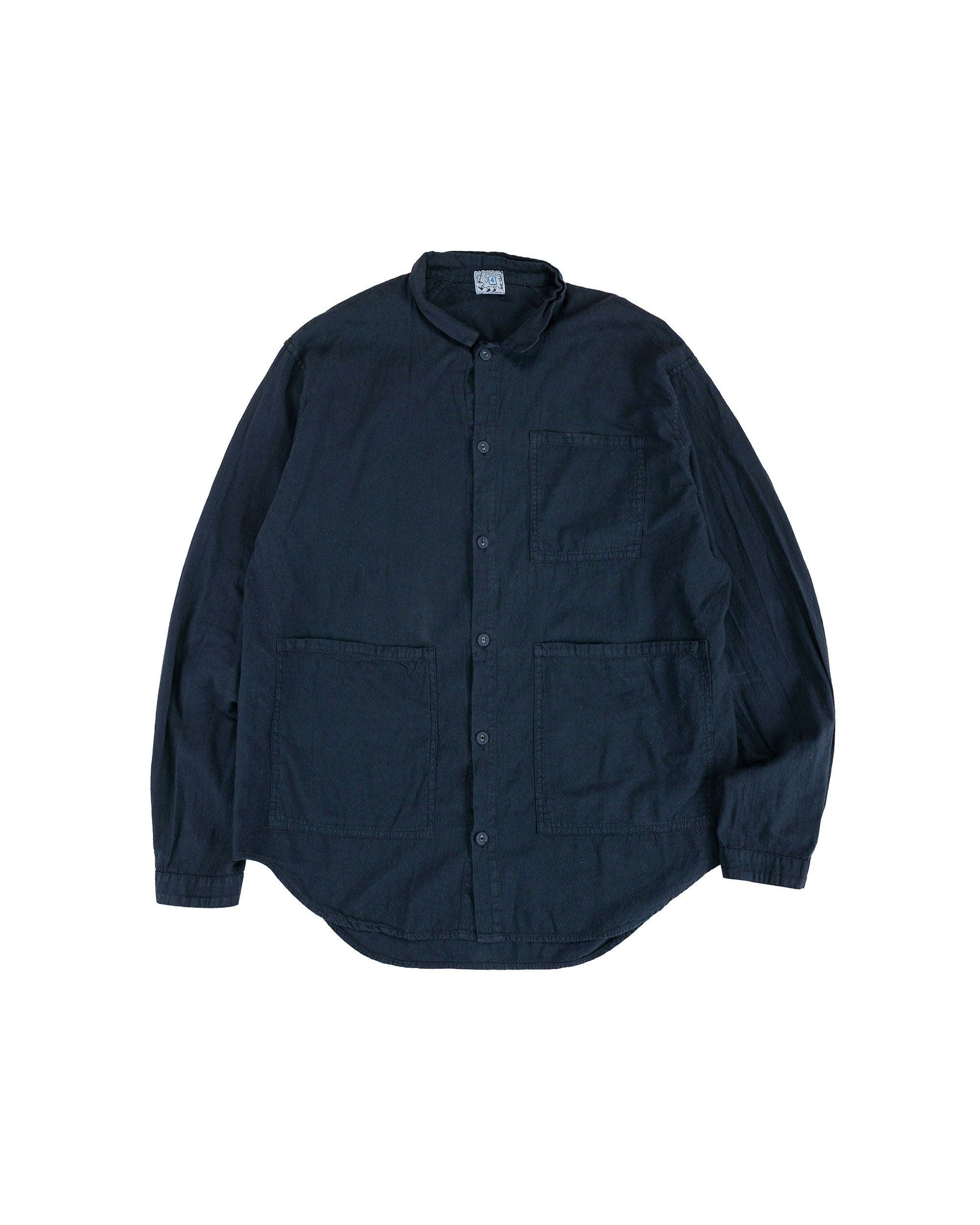 Type 457 Frock Shirt Cotton Pyjama Hadal Blue
