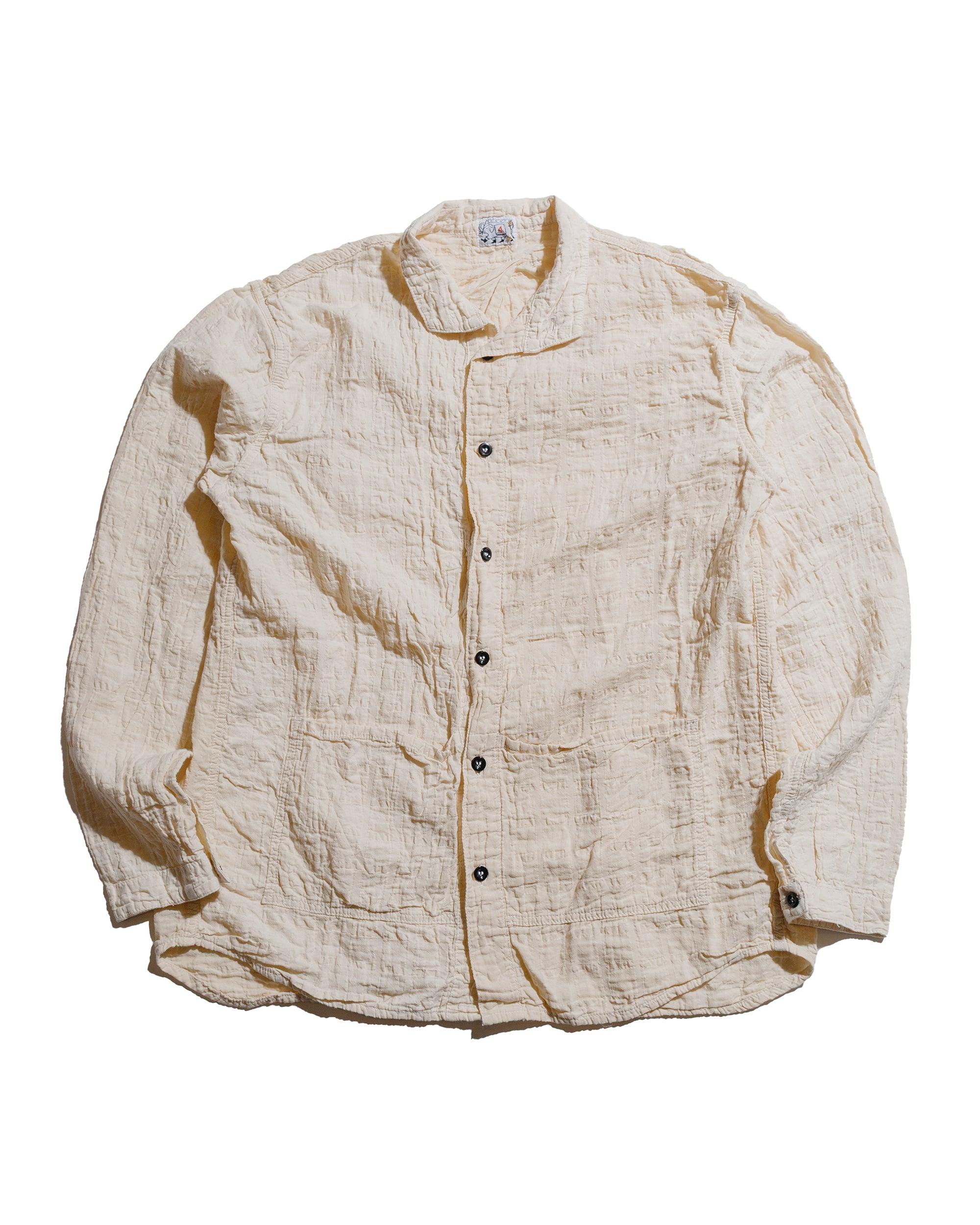 Type 468 Flipped Collar Shirt Airbag Cambric Rinsed