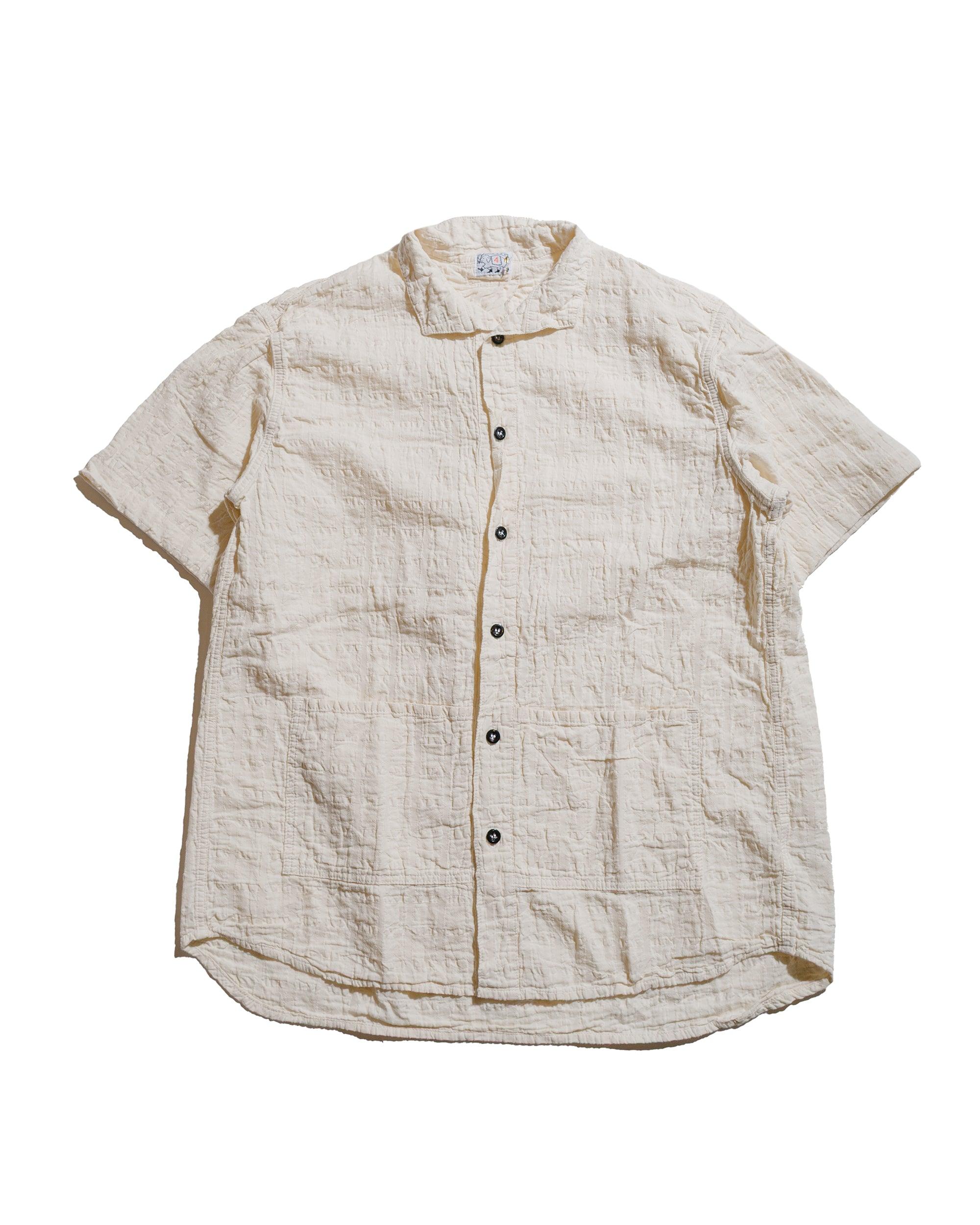 Type 469 Short Sleeve Flipped Collar Shirt Airbag Cambric Rinsed