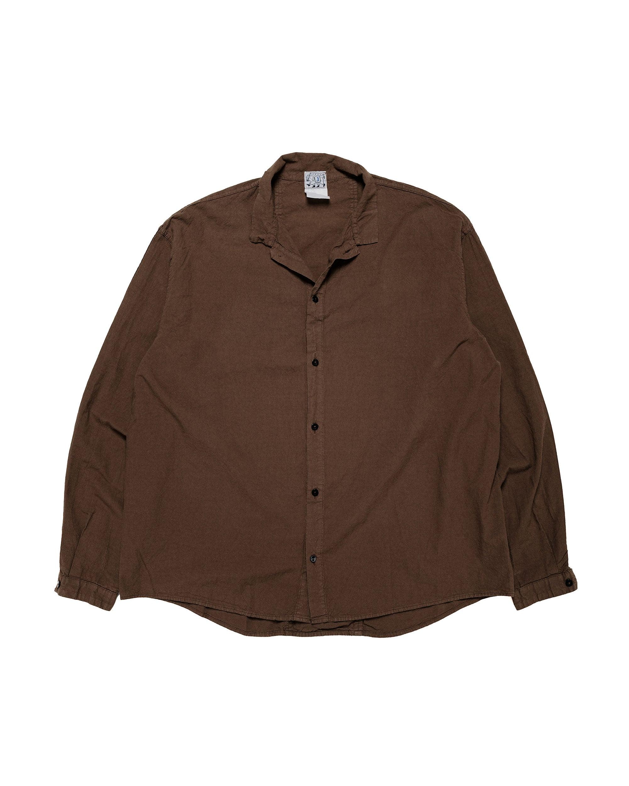 Type 486 Burro Shirt Cotton Sheeting Brown Hat