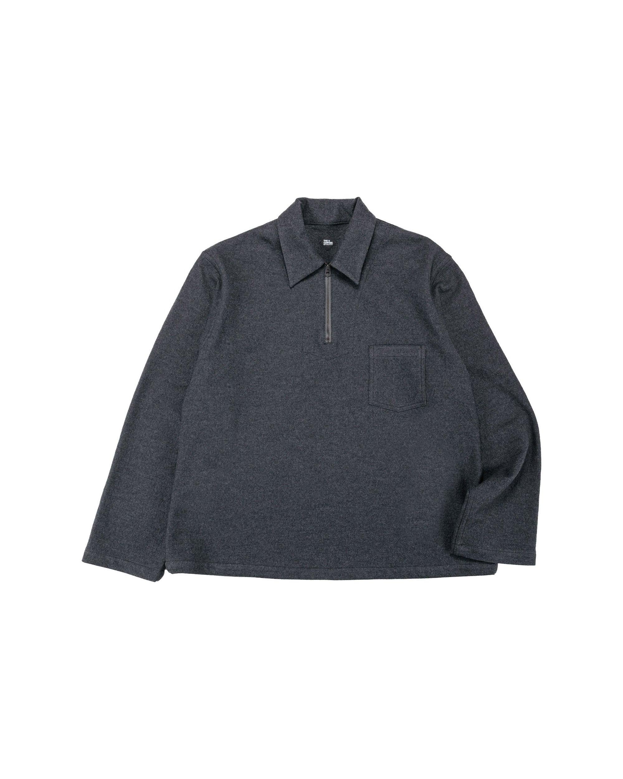 CSJ006 Half Zip Sailor Jacket Charcoal