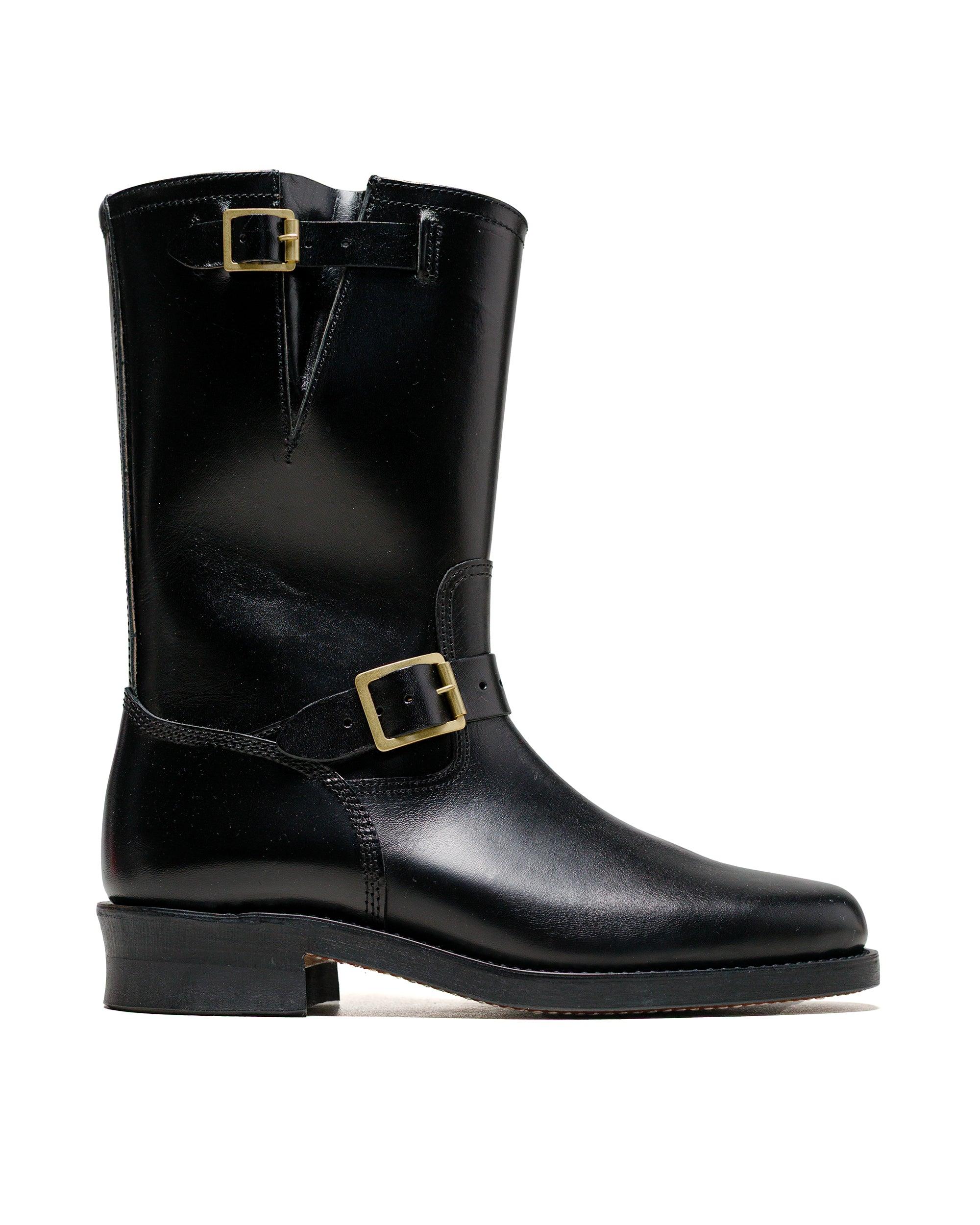 BA23101 Buco Narrow Engineer Boots / Buttock Black