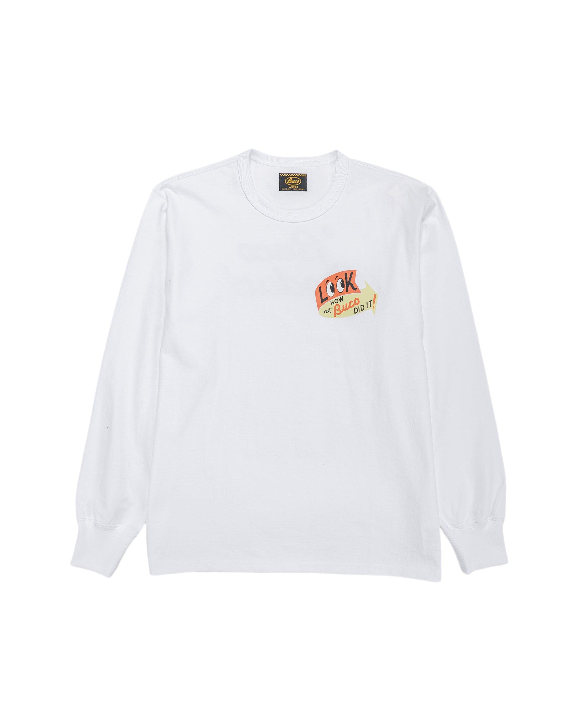 BC25105 BUCO L/S Tee / Look At How Buco Did It! White