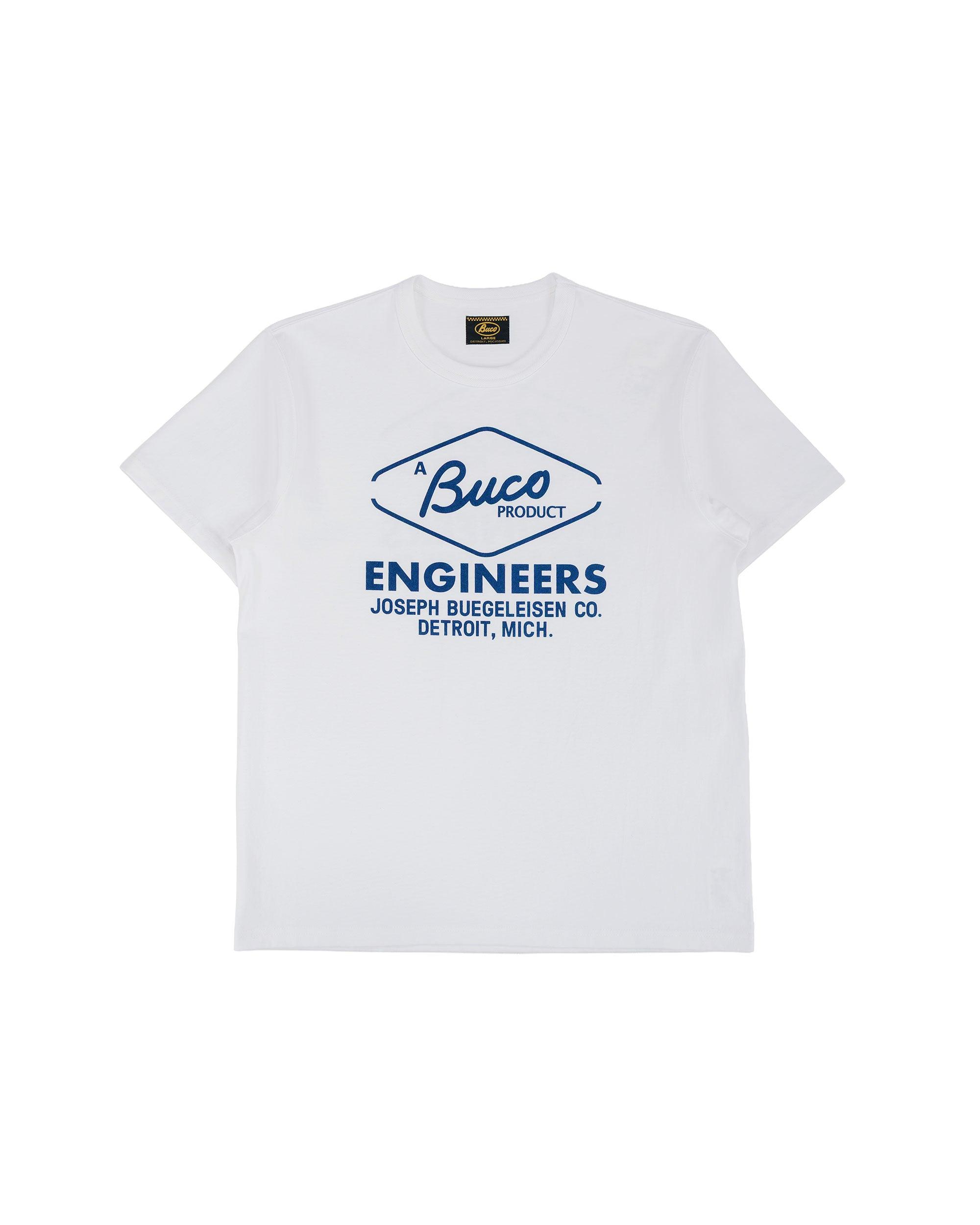 BC26001 Buco Tee / Buco Engineers White