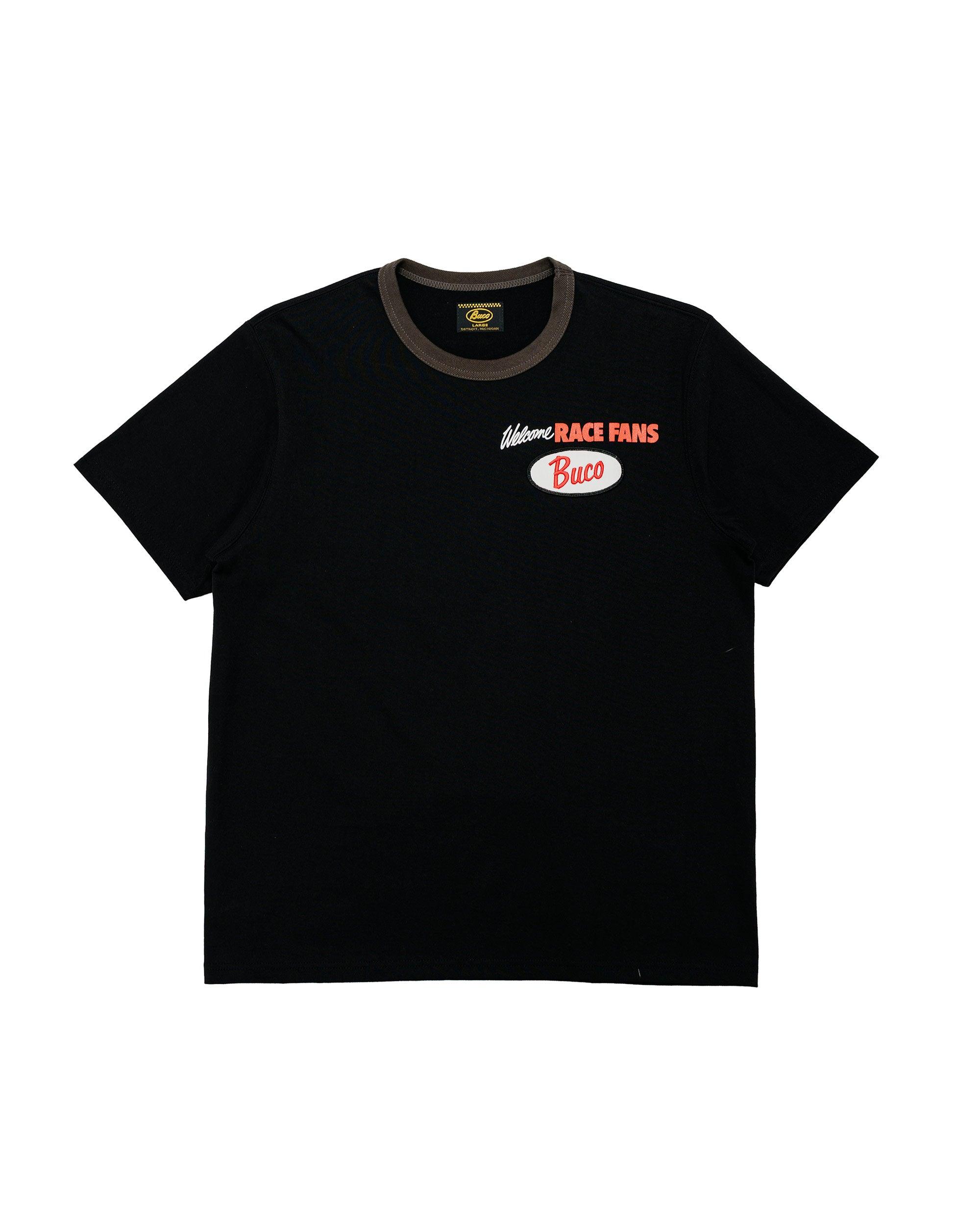 BC26004 Buco Tee / Welcome Racing Fans! Black/Charcoal