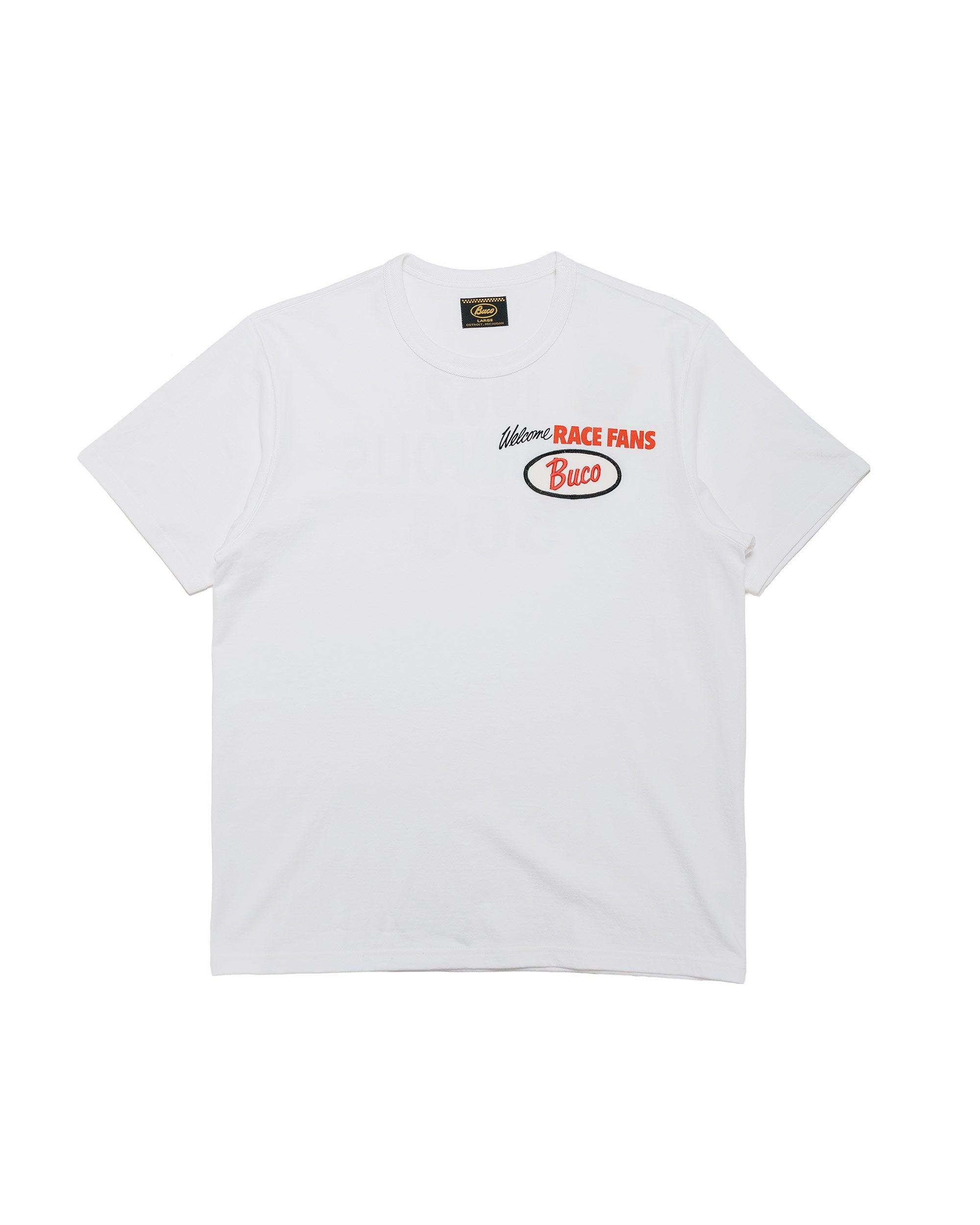 BC26004 Buco Tee / Welcome Racing Fans! White