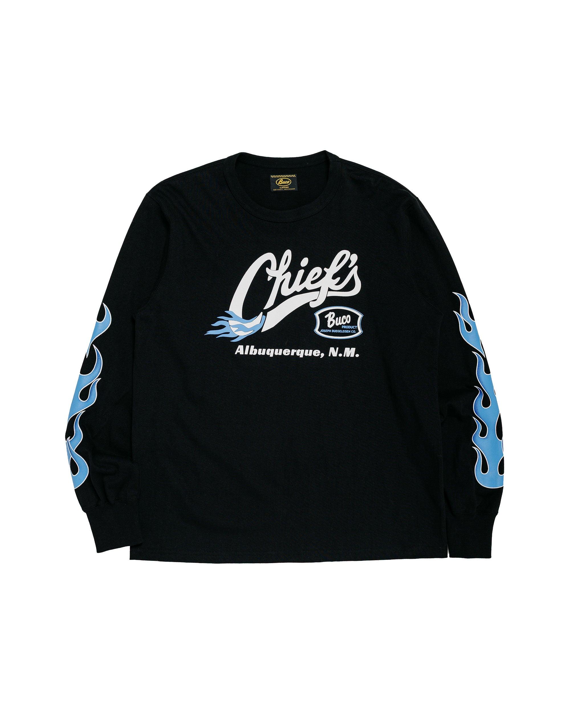 BC26005 BUCO L/S Tee / Chiefs Black/Blue