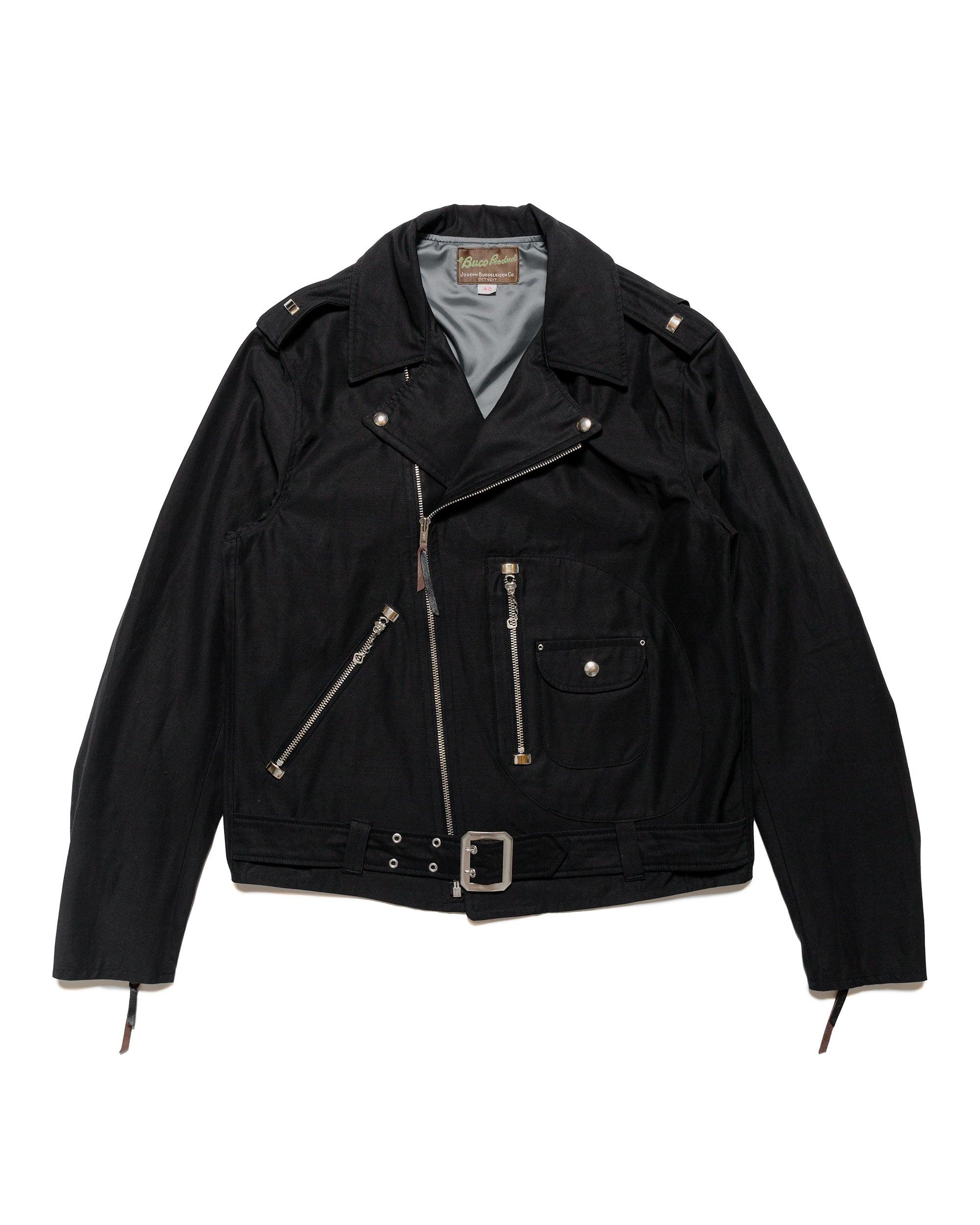 BJ24102 Buco J-24 Satin Twill Jacket Black