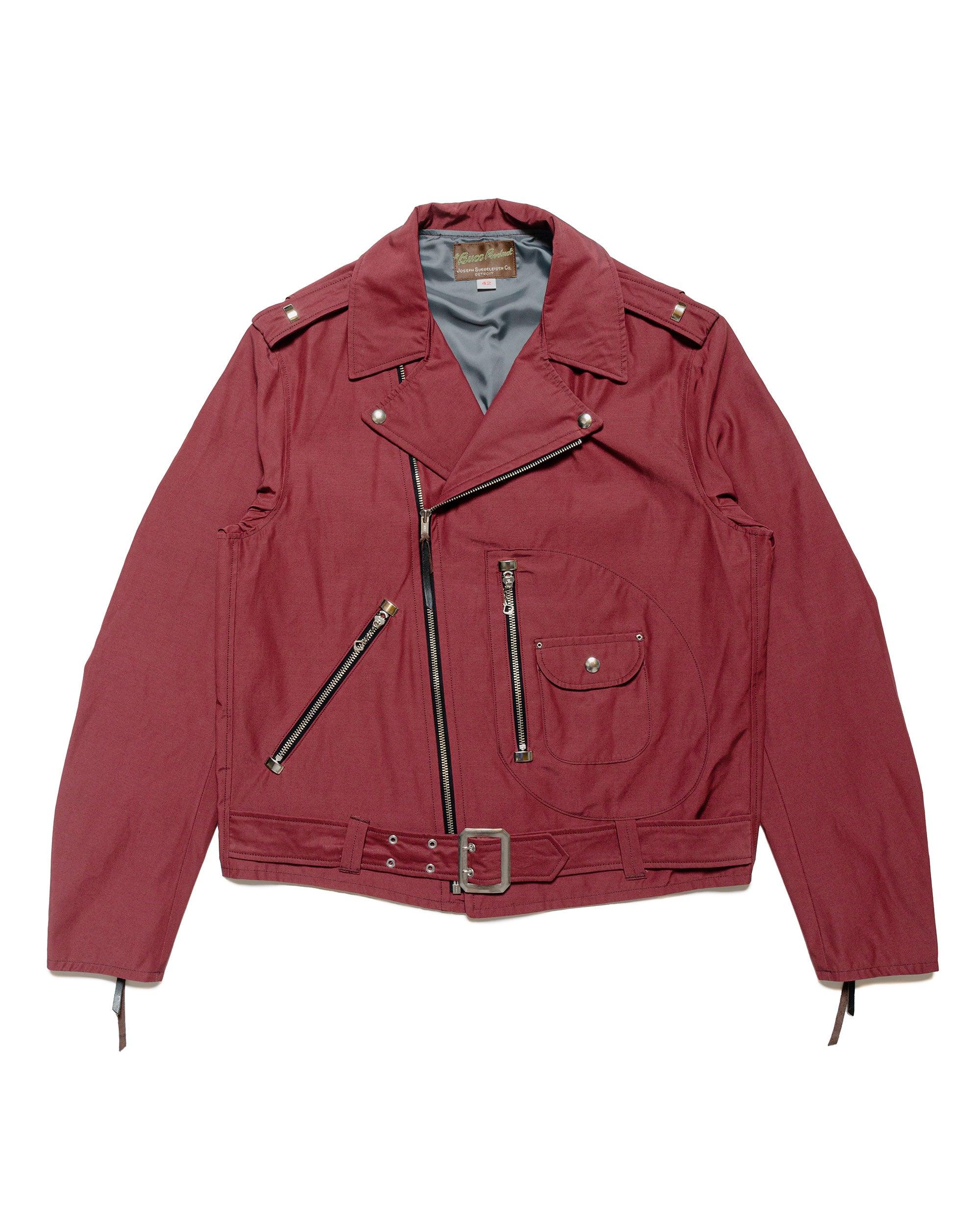 BJ24102 Buco J-24 Satin Twill Jacket Burgundy