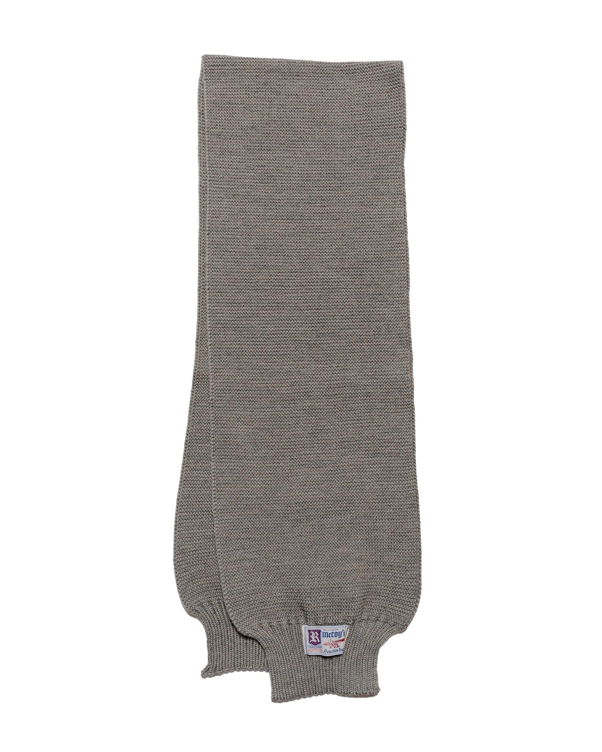 MA24103 Scarf, Wool-Knit Gray