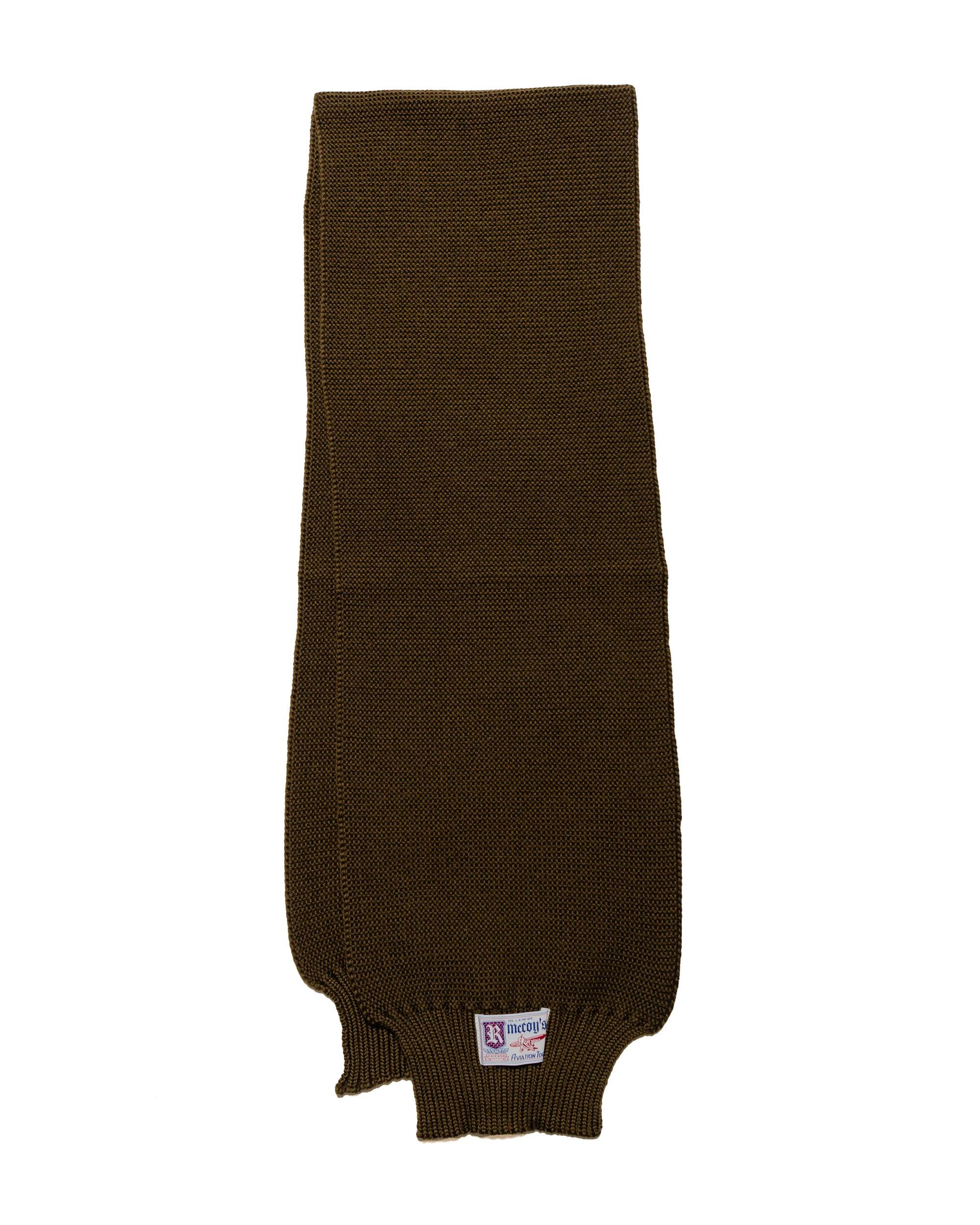 MA24103 Scarf, Wool-Knit Olive