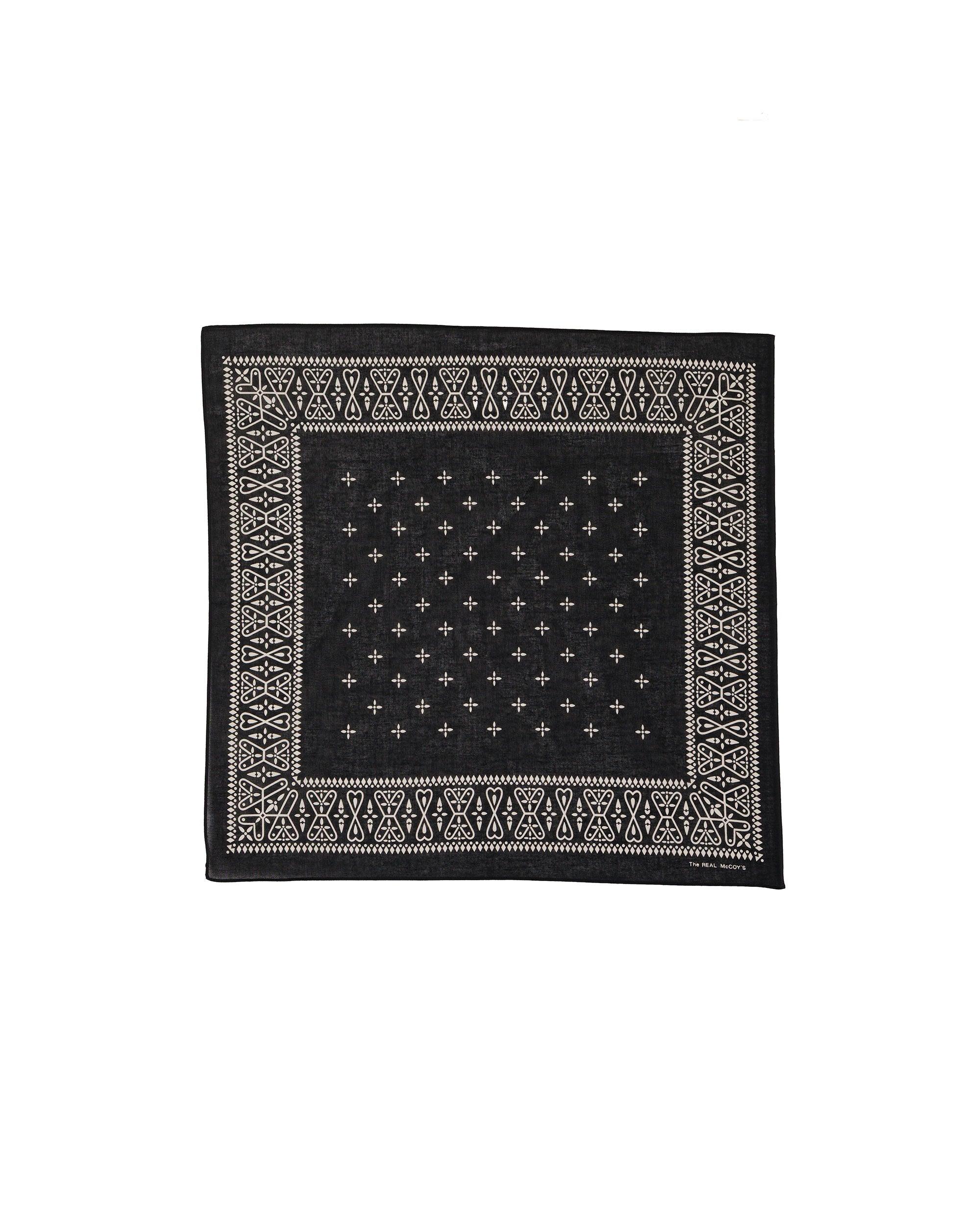 The Real McCoy’s MA26011 Bandana 'Cross' Black
