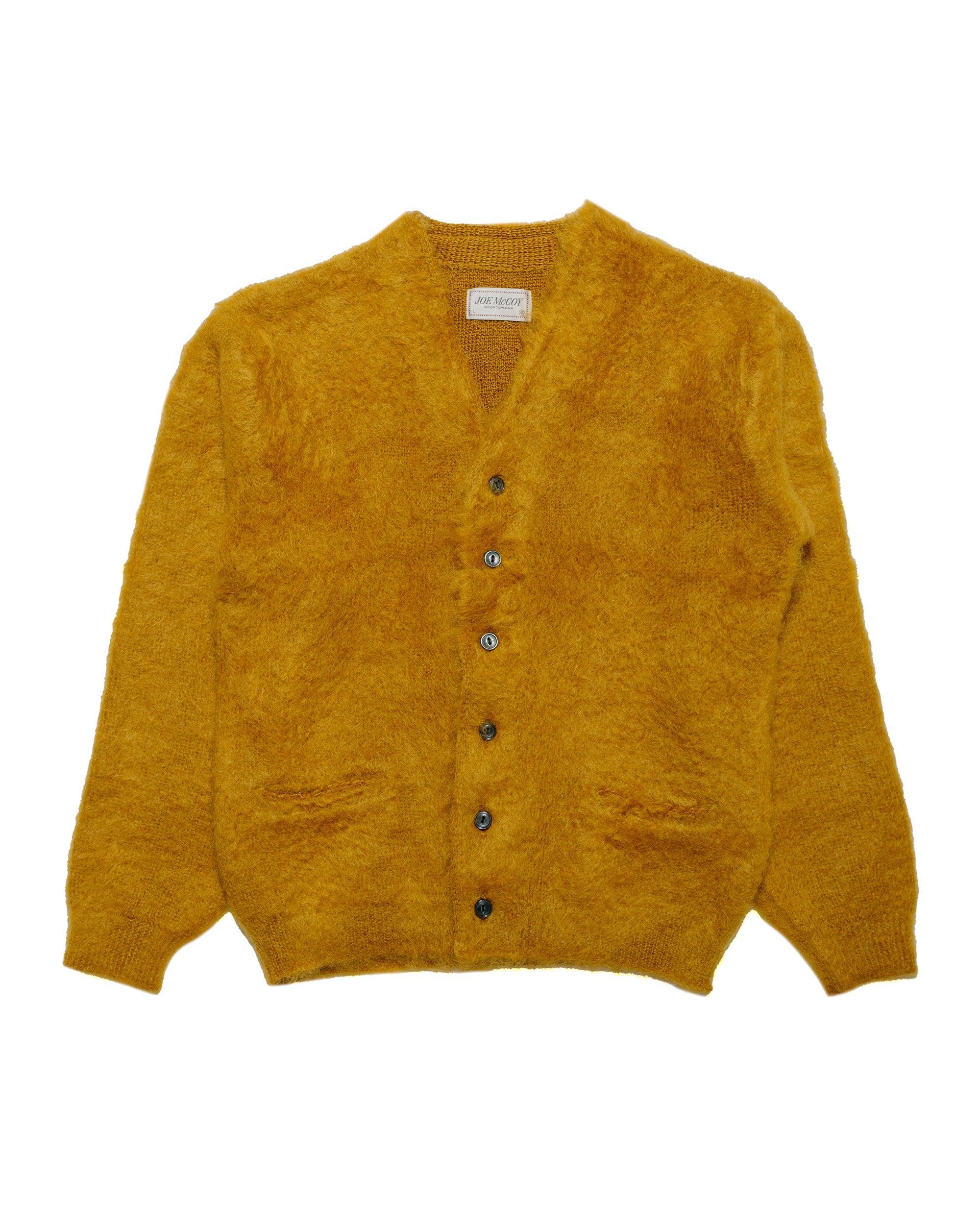 MC19103 JM Mohair Cardigan Mustard