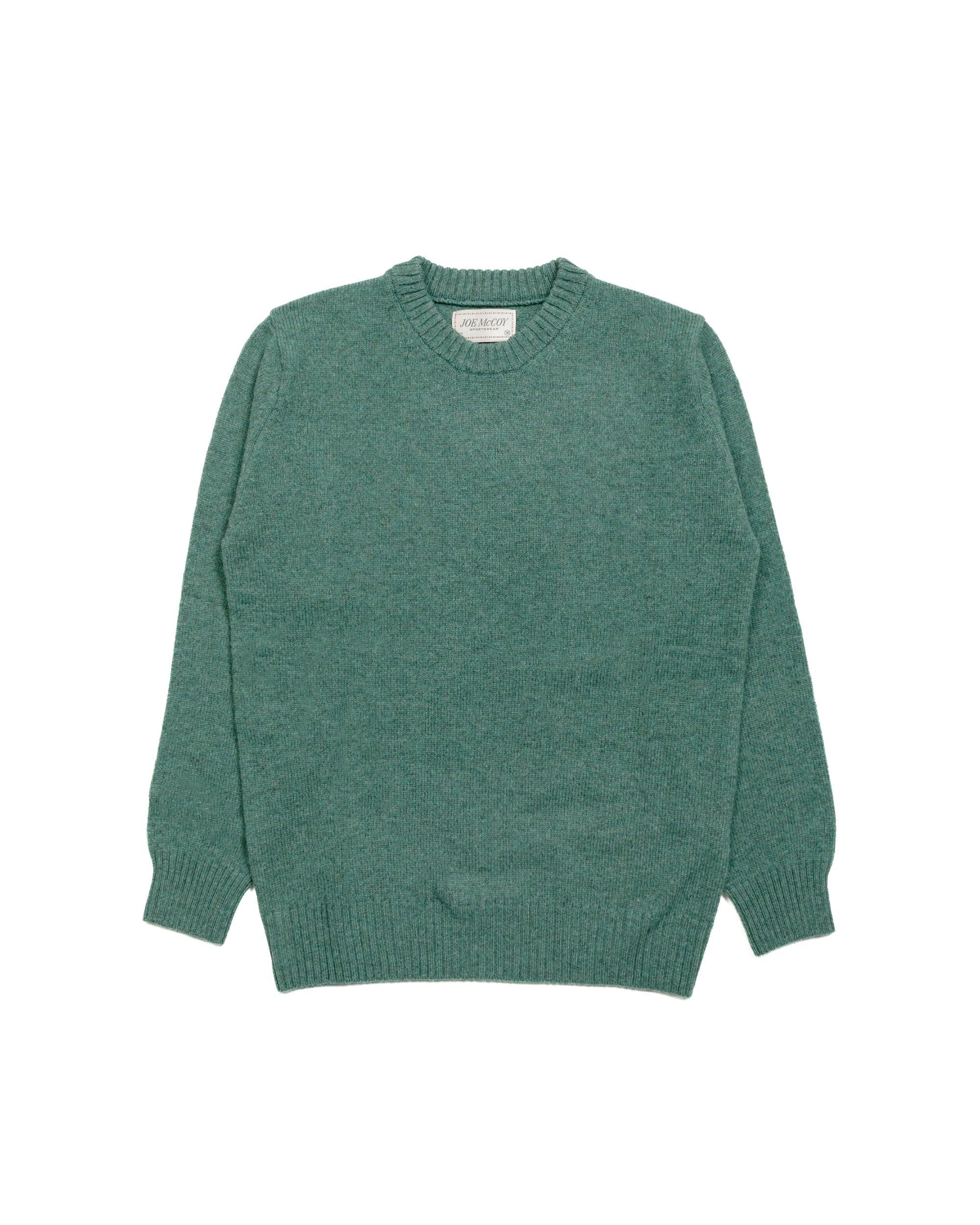 MC21114 Wool Crewneck Sweater Kelly Green