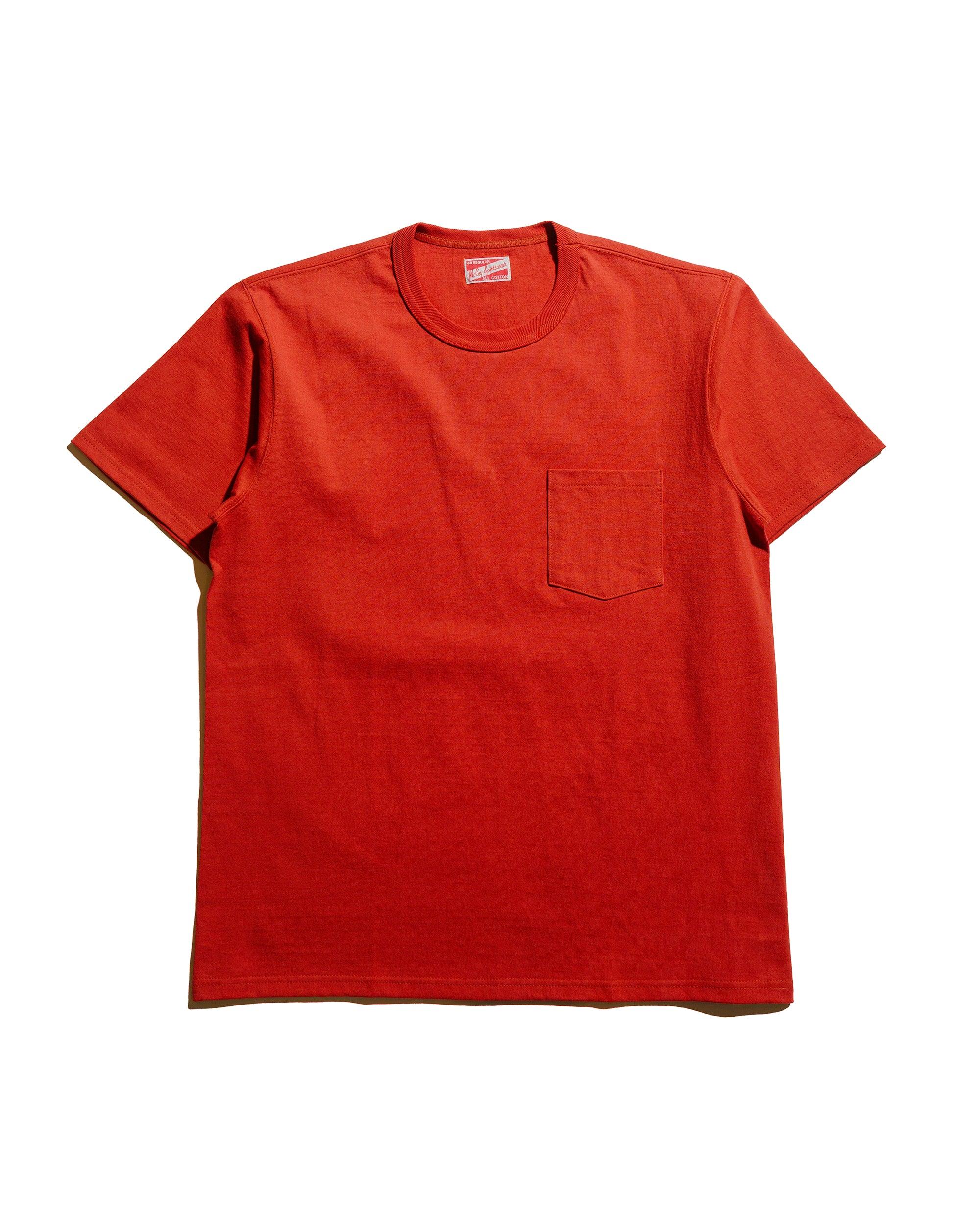 MC22006 Pocket Tee Cherry