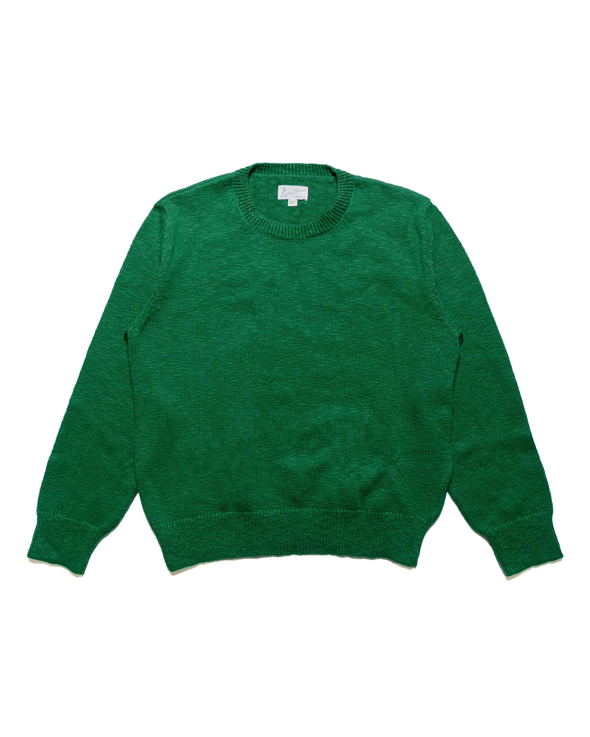 MC23014 Cotton Crewneck Sweater Green
