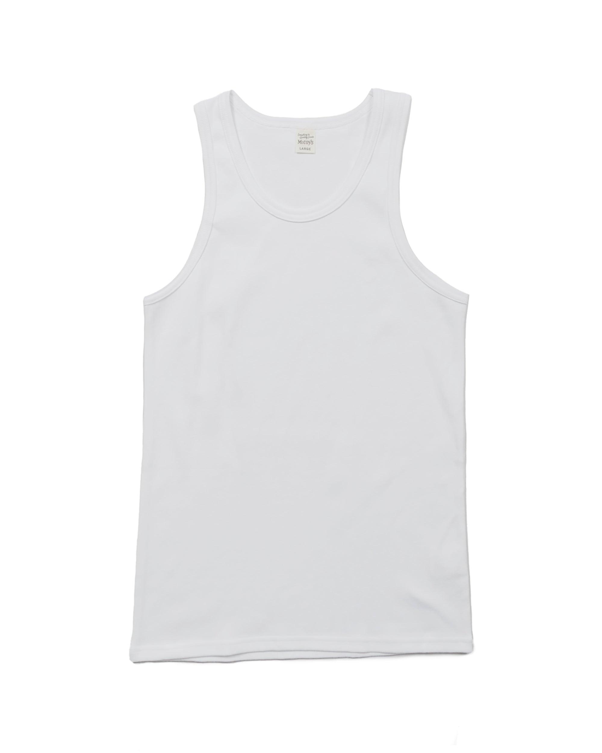 MC23025 McCoy's 2pcs Pack Undershirt White