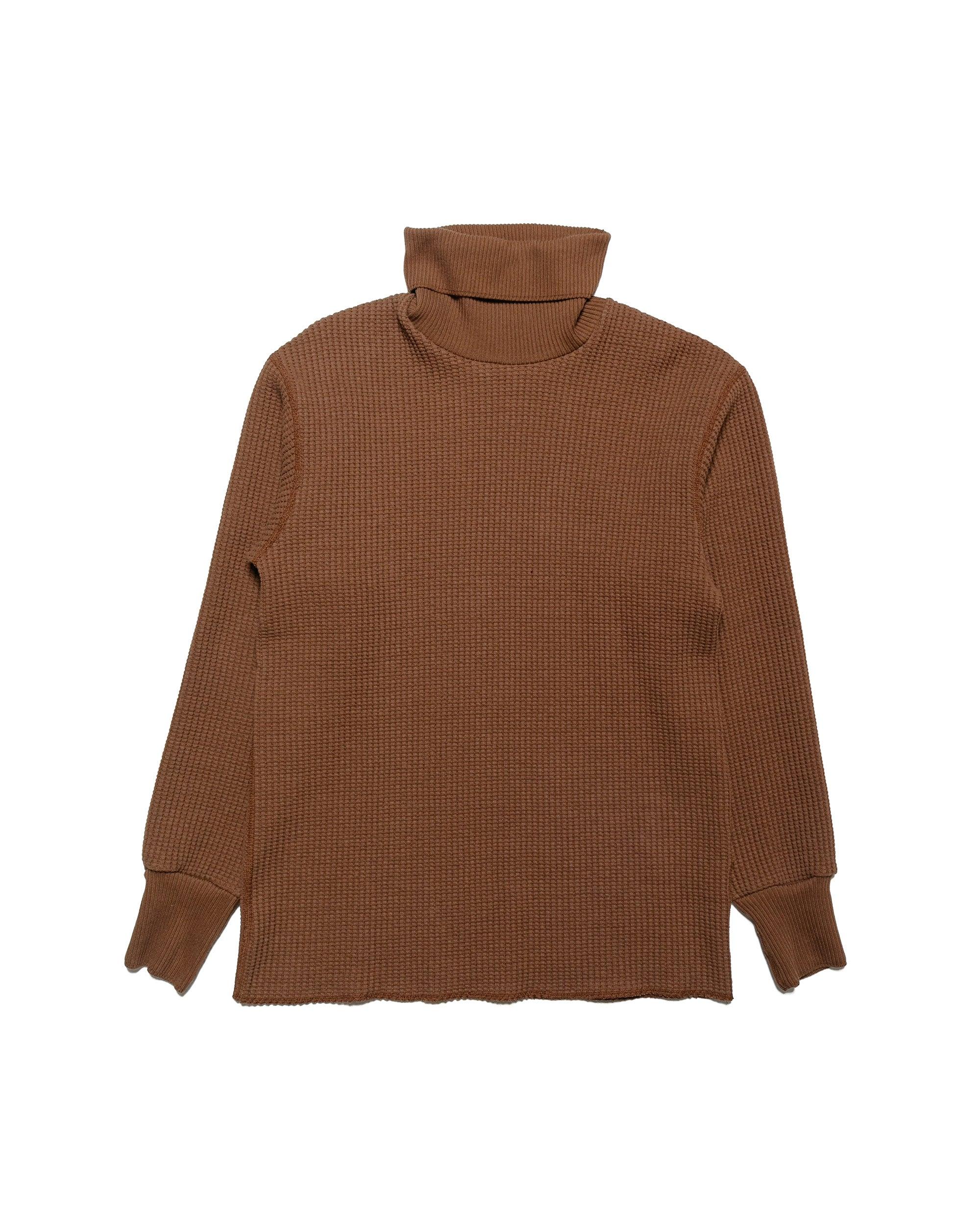 MC23110 High Neck Thermal Shirt Brown