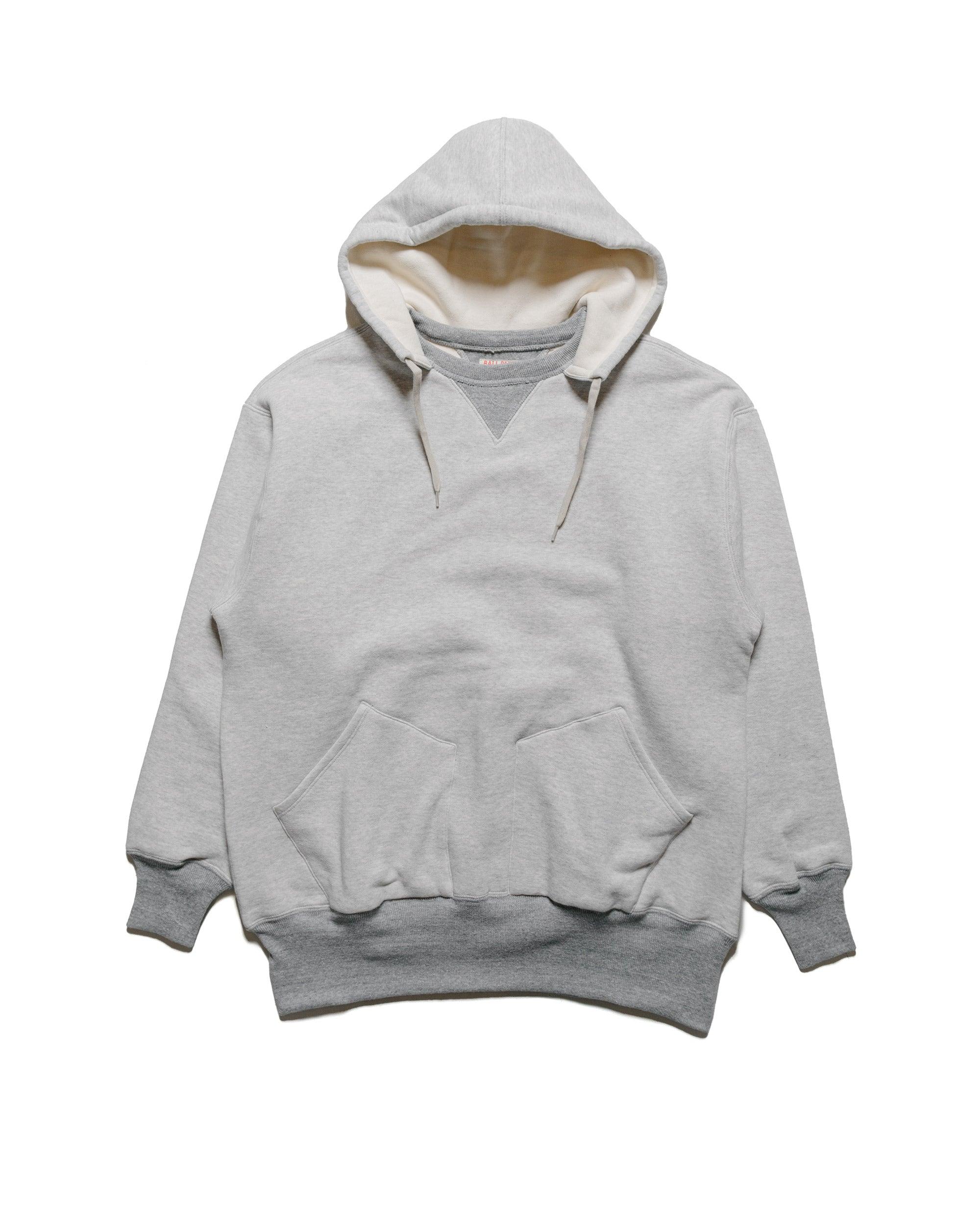 MC23116 Double-Face Hooded Sweatshirt Grey