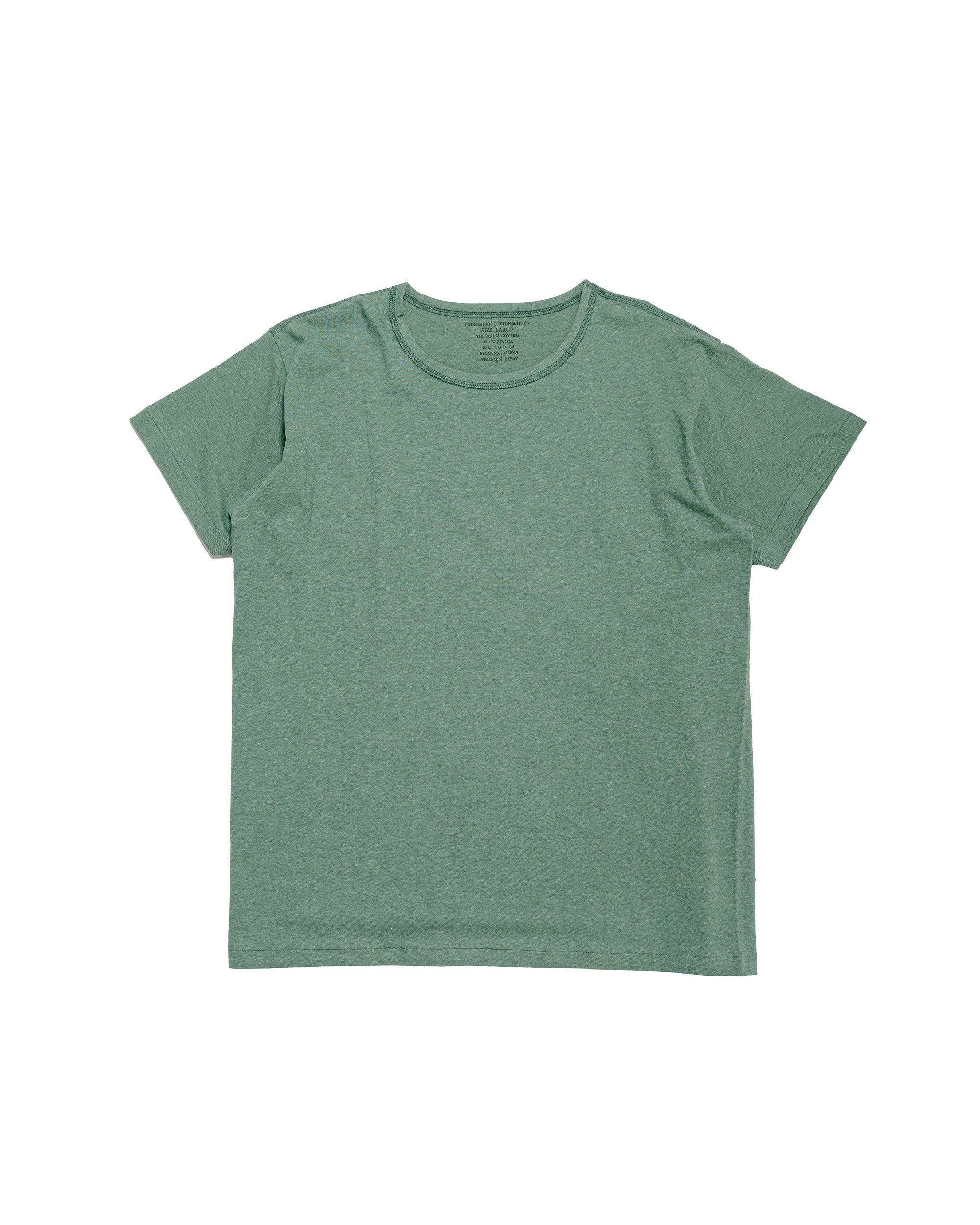 MC24014 Undershirt, Cotton, Summer Green
