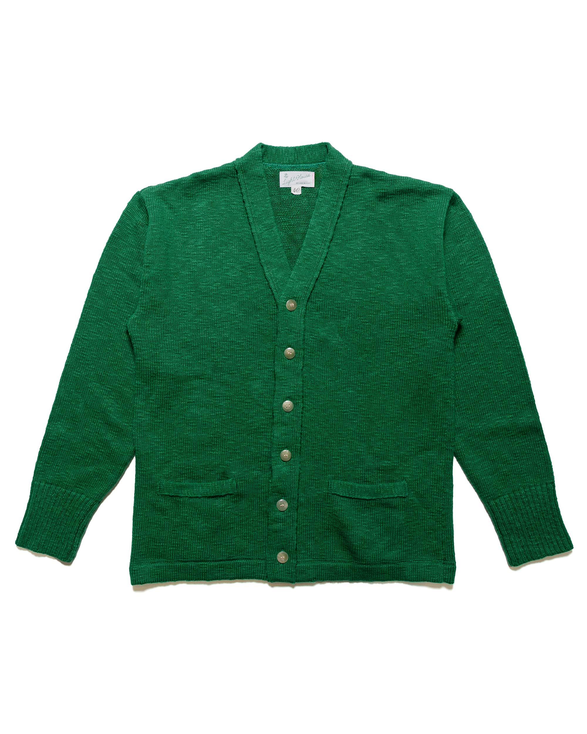 MC24016 Cotton Summer Cardigan Green