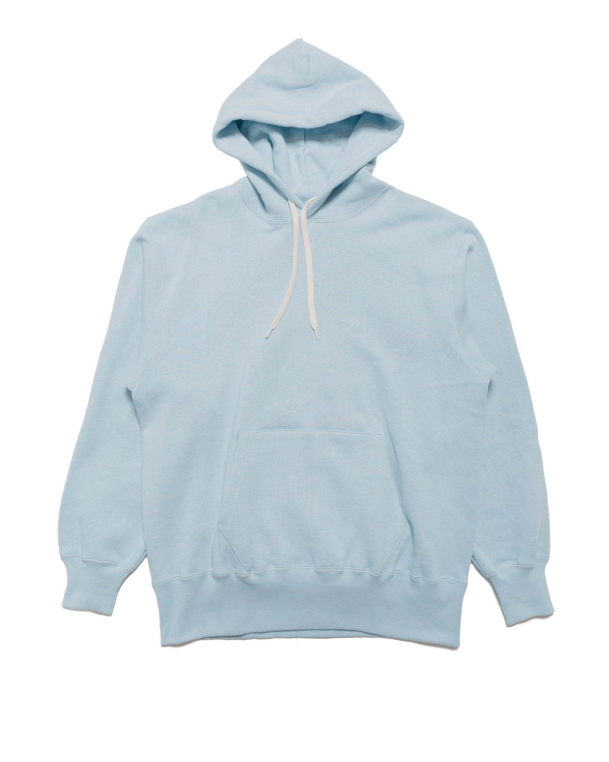 The Real McCoy’s MC24114 10 Oz. Loopwheel Hooded Sweatshirt Saxe