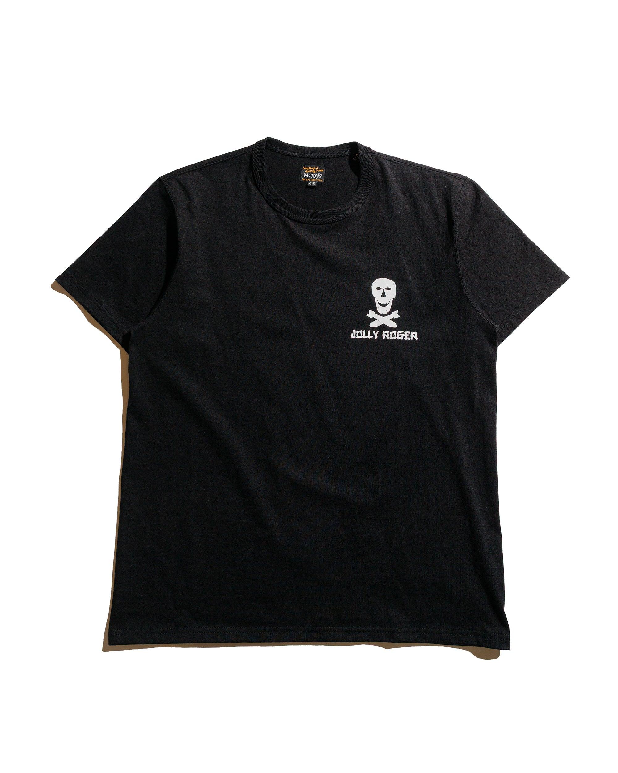 MC25004 Military Tee / Jolly Roger, Best Damn Group Black