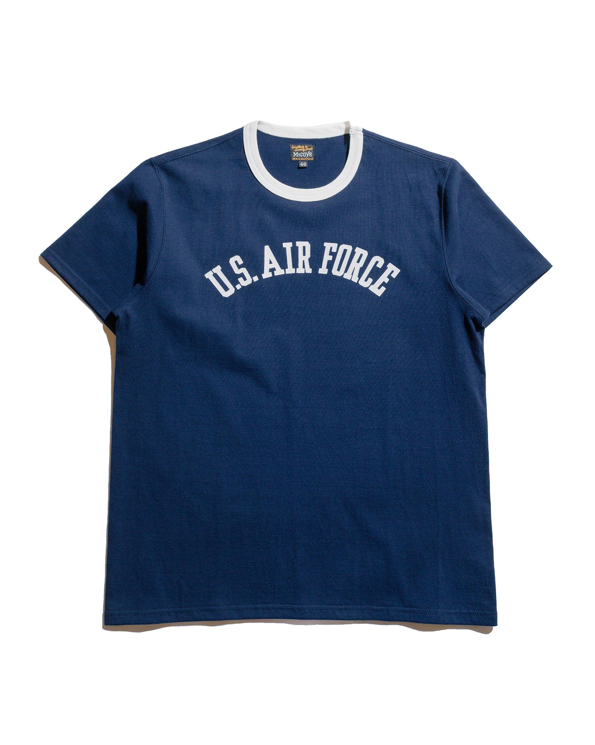 MC25008 Military Tee / U.S. Air Force Navy/Milk