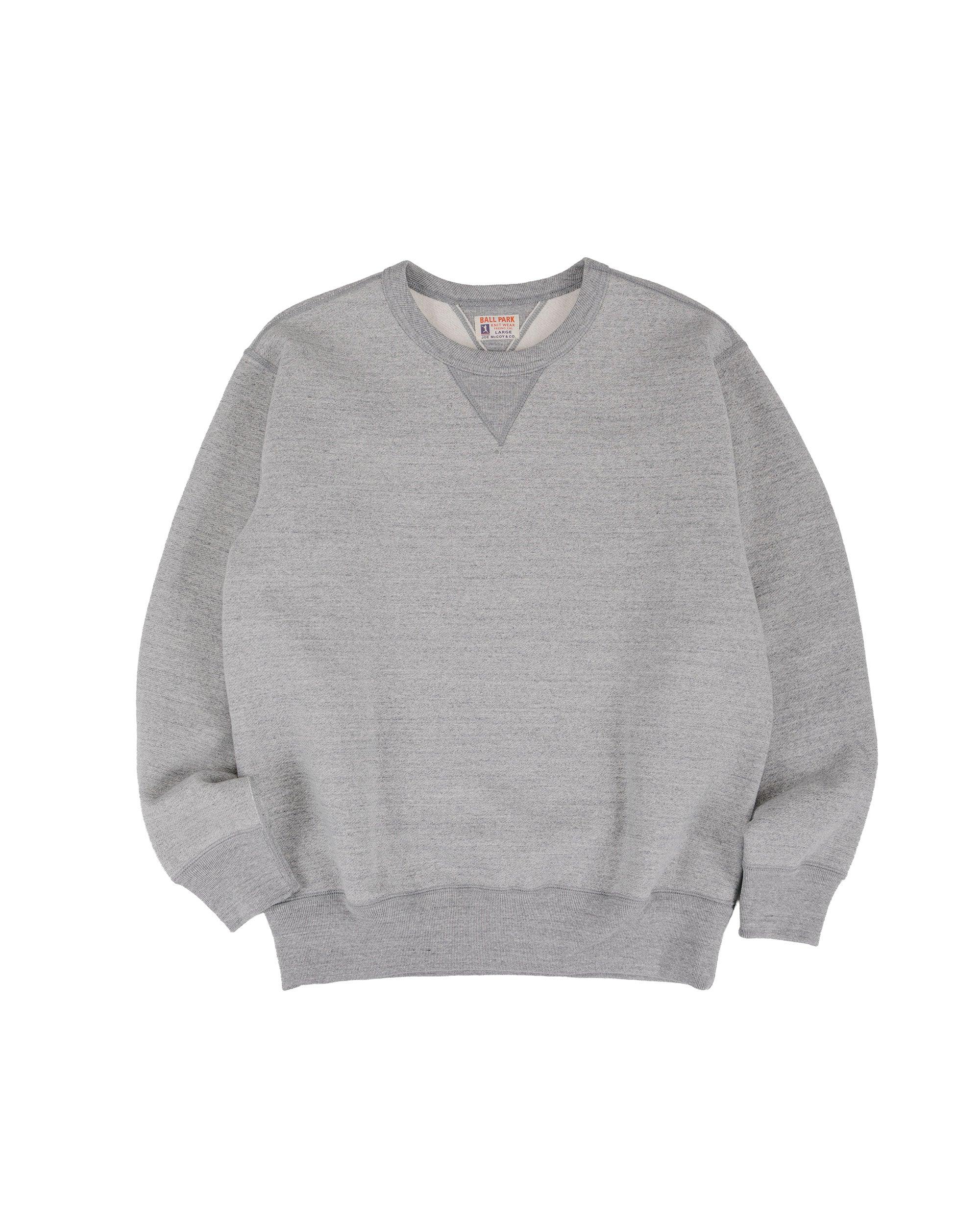 MC25104 12oz. Ball Park Crewneck Sweatshirt Medium Gray