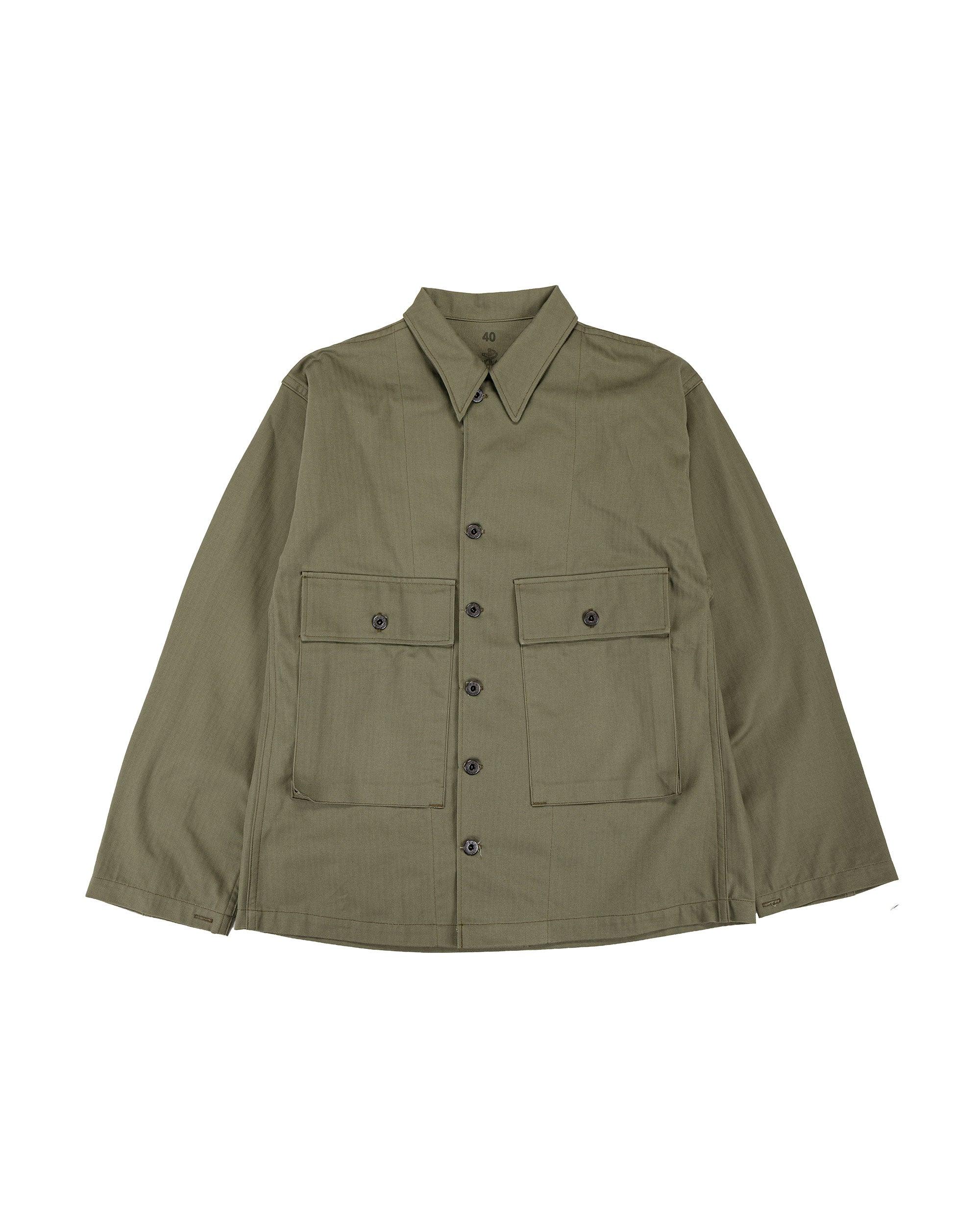 MJ22013 U.S.N. Jackets Herringbone Twill Olive