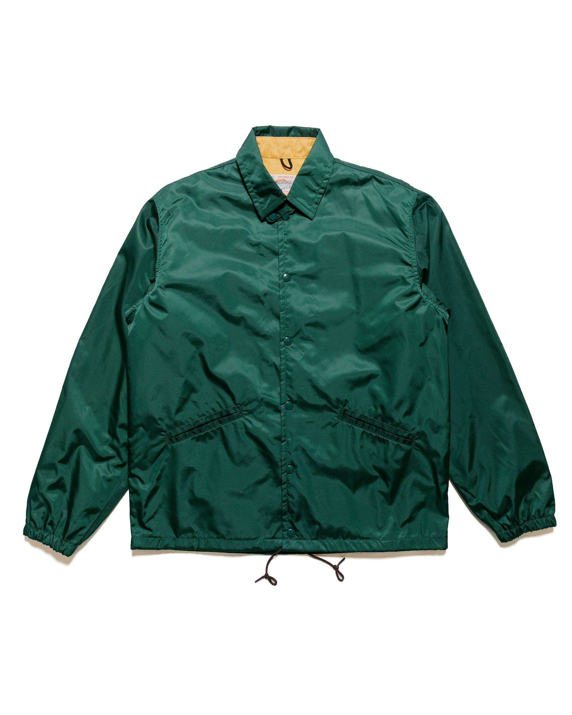MJ24010 Nylon Cotton Lined Coach Jacket Forest