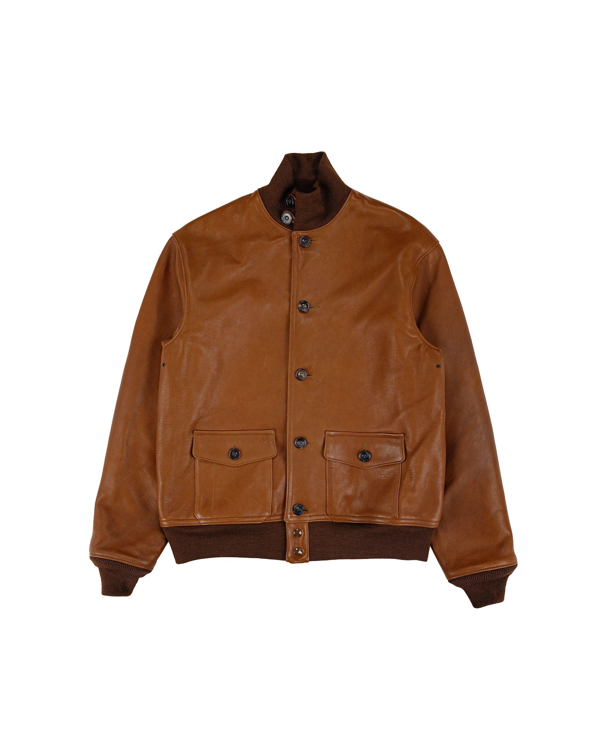 MJ24101 Type A-1 Real McCoy Mfg. Co. / Sheepskin Russet Brown