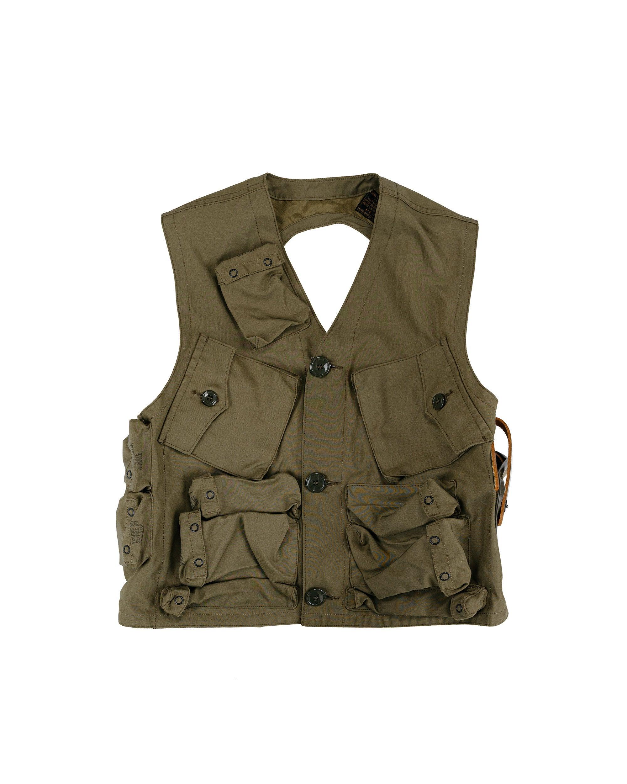 MJ26015 Type C-1 Vest, Emergency Sustenance Vest Olive