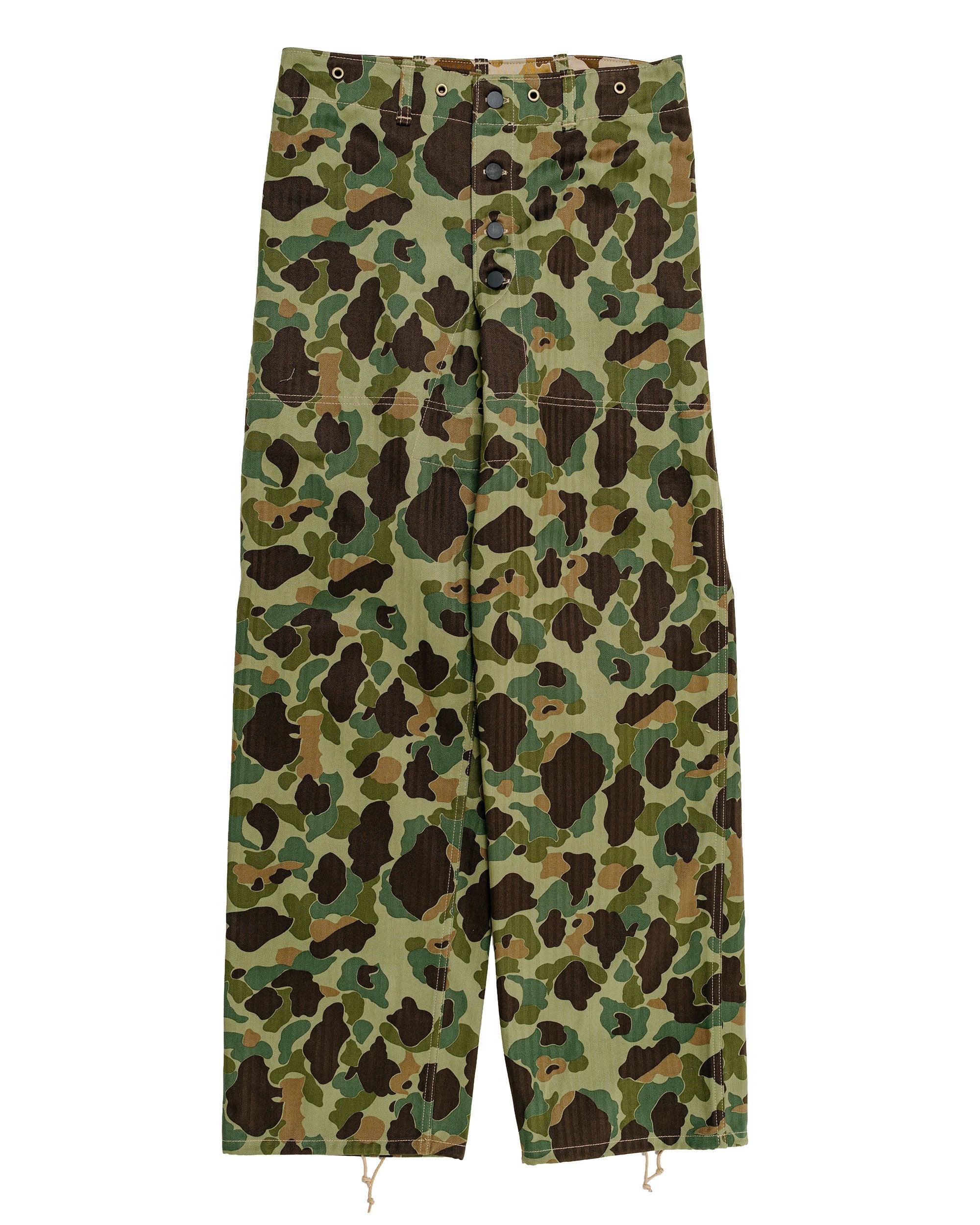 MP26001 P1944 Reversible Frogskin Camouflage Trousers Green