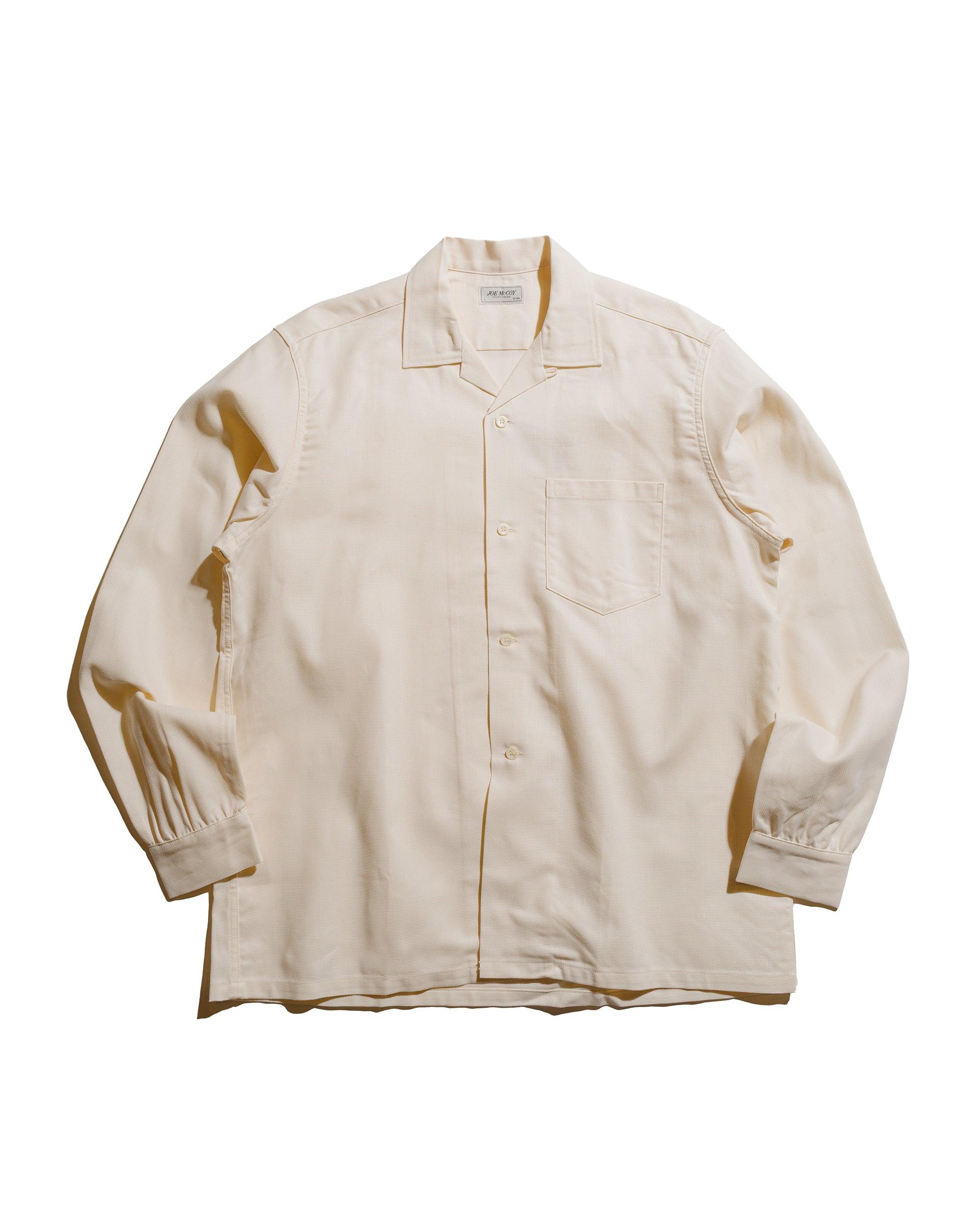 MS25010 Joe McCoy Panama Shirt L/S Milk