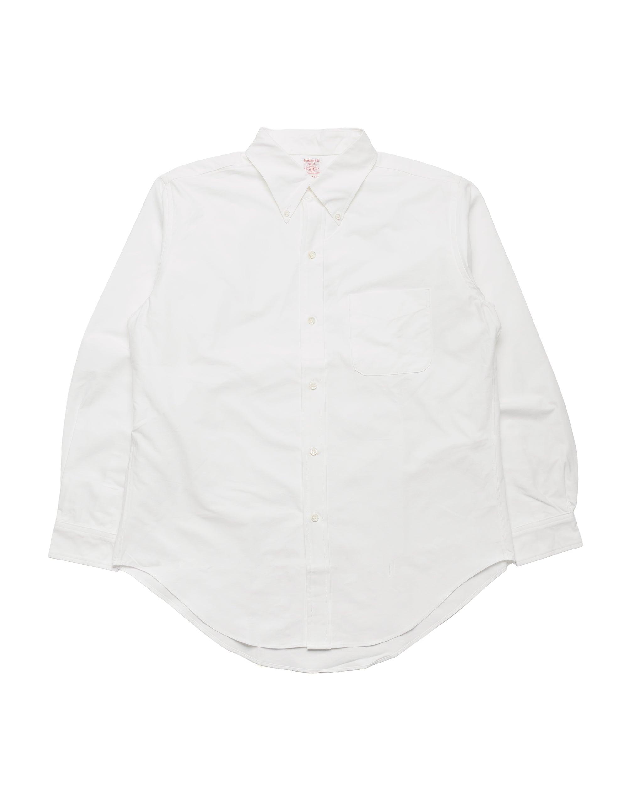 MS26001 Joe McCoy Button Down Shirt White