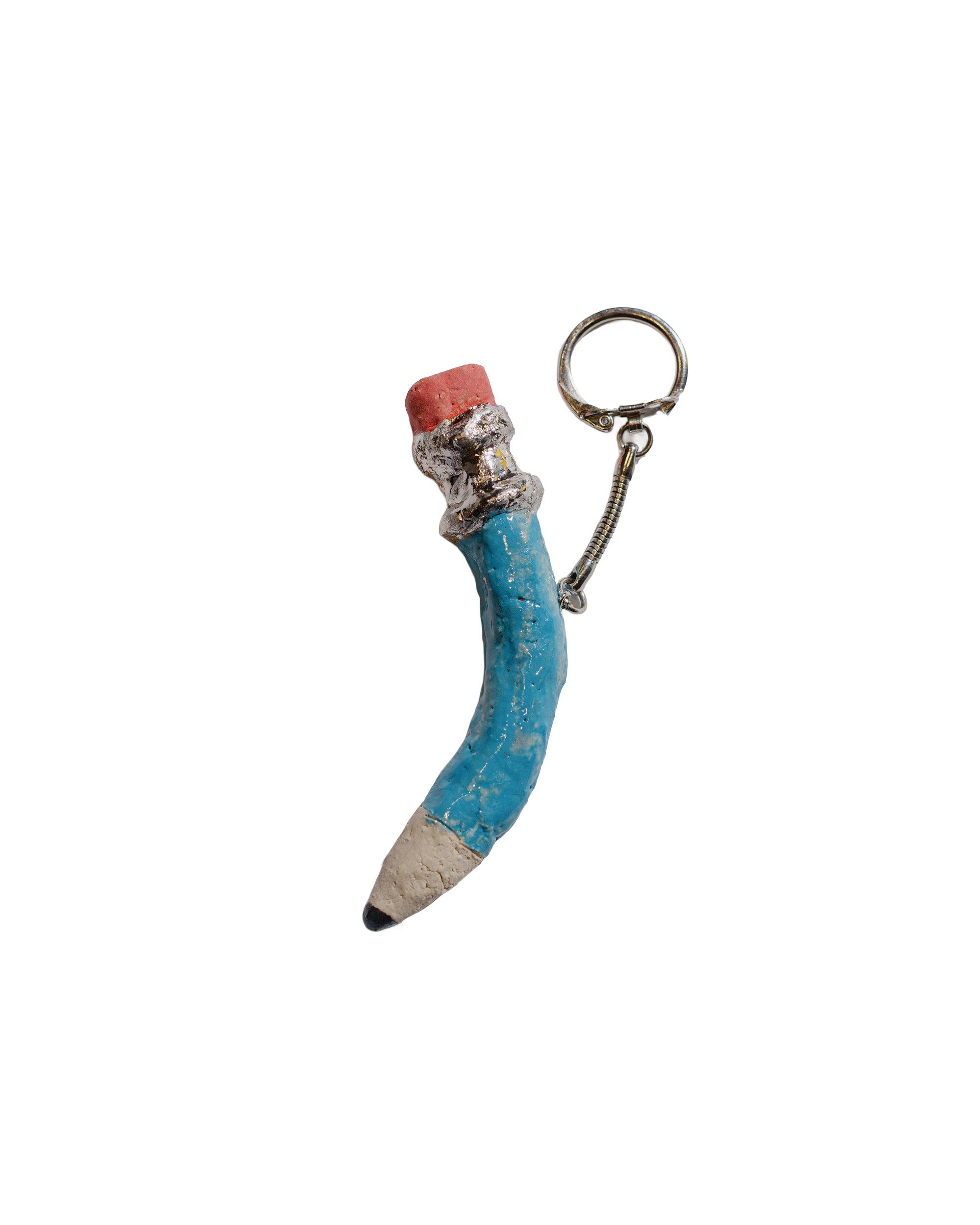 Pencil Keychain Blue