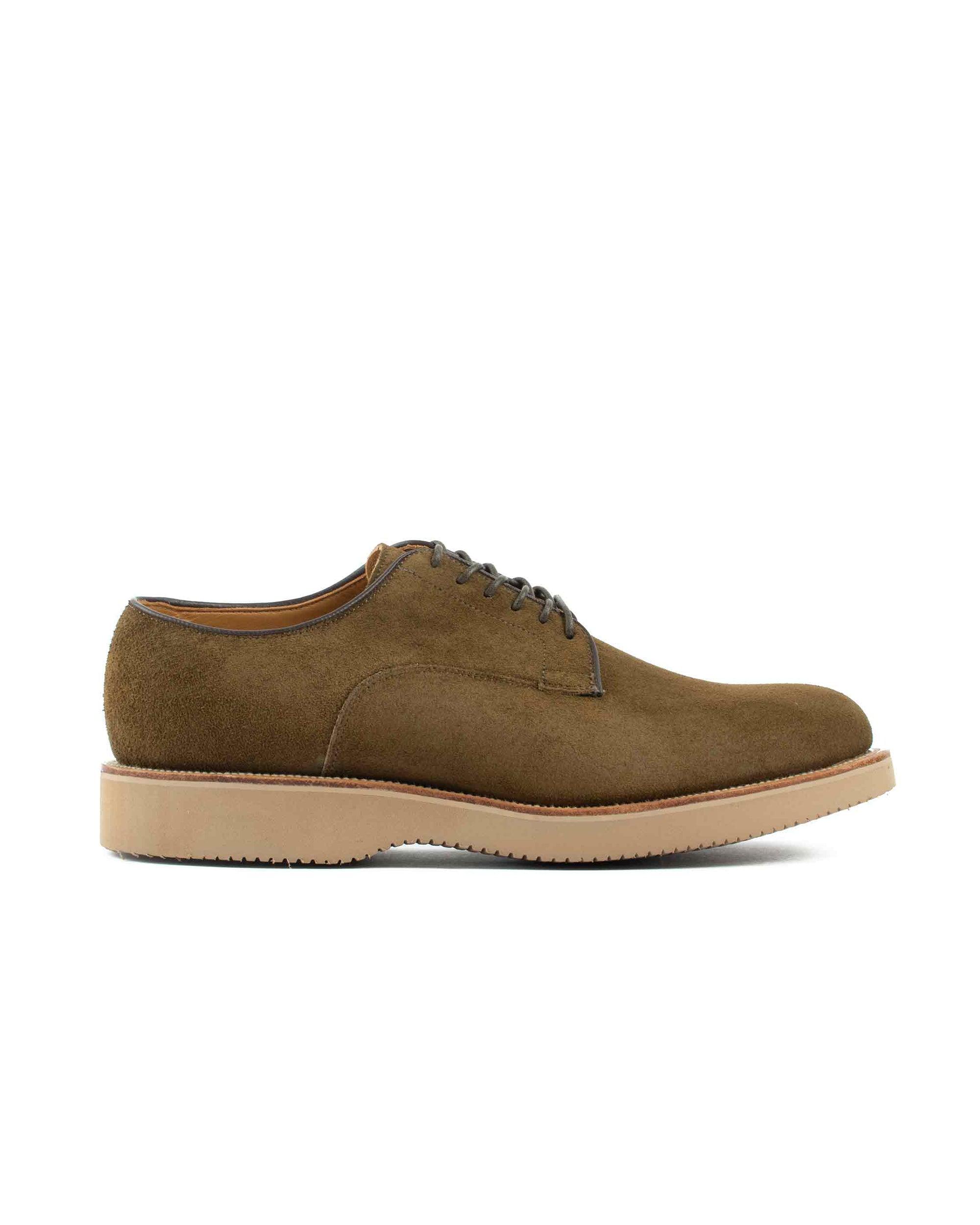 Mushroom Chamois Roughout Derby Shoe