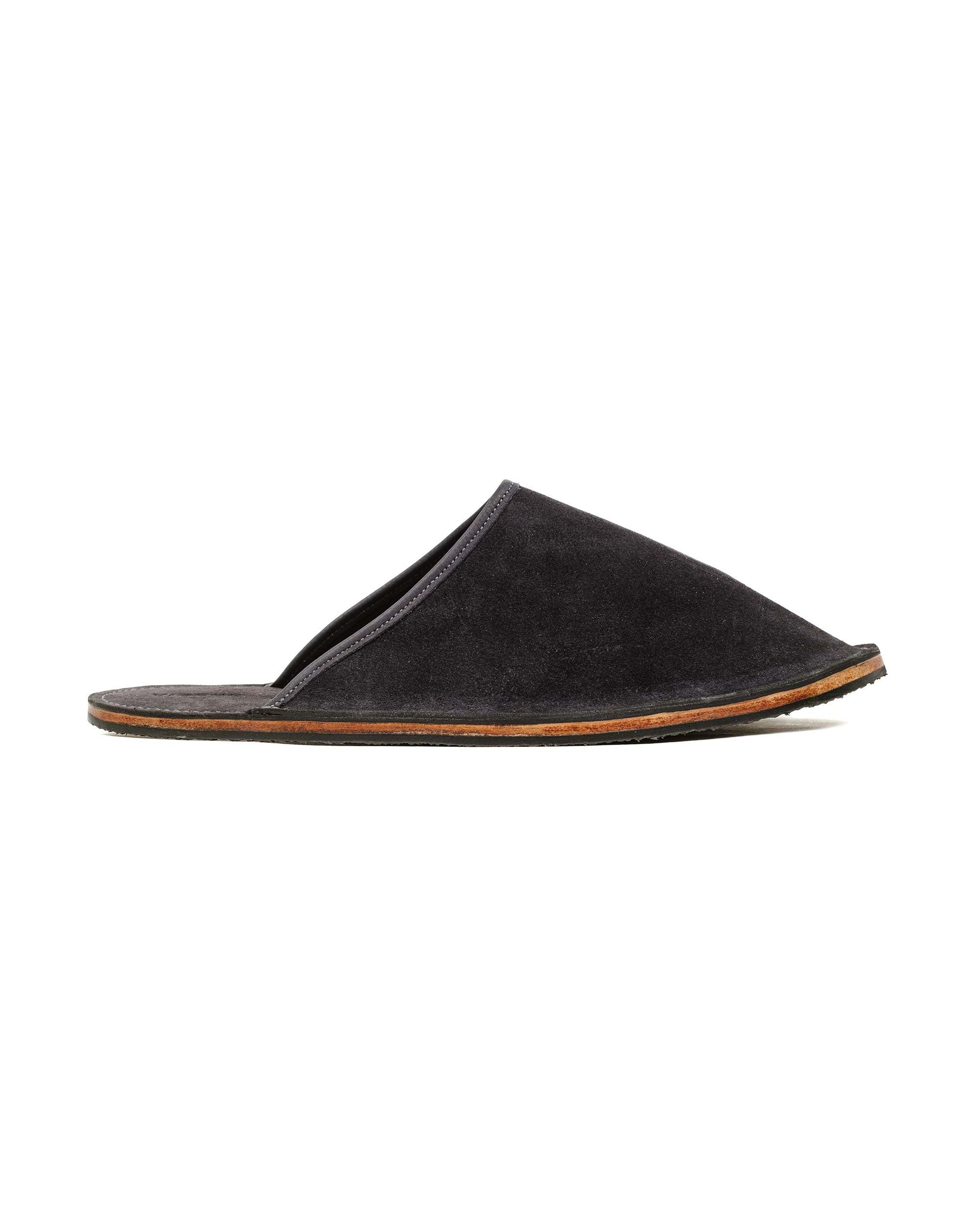 Slide Storm Grey Janus Calf Suede