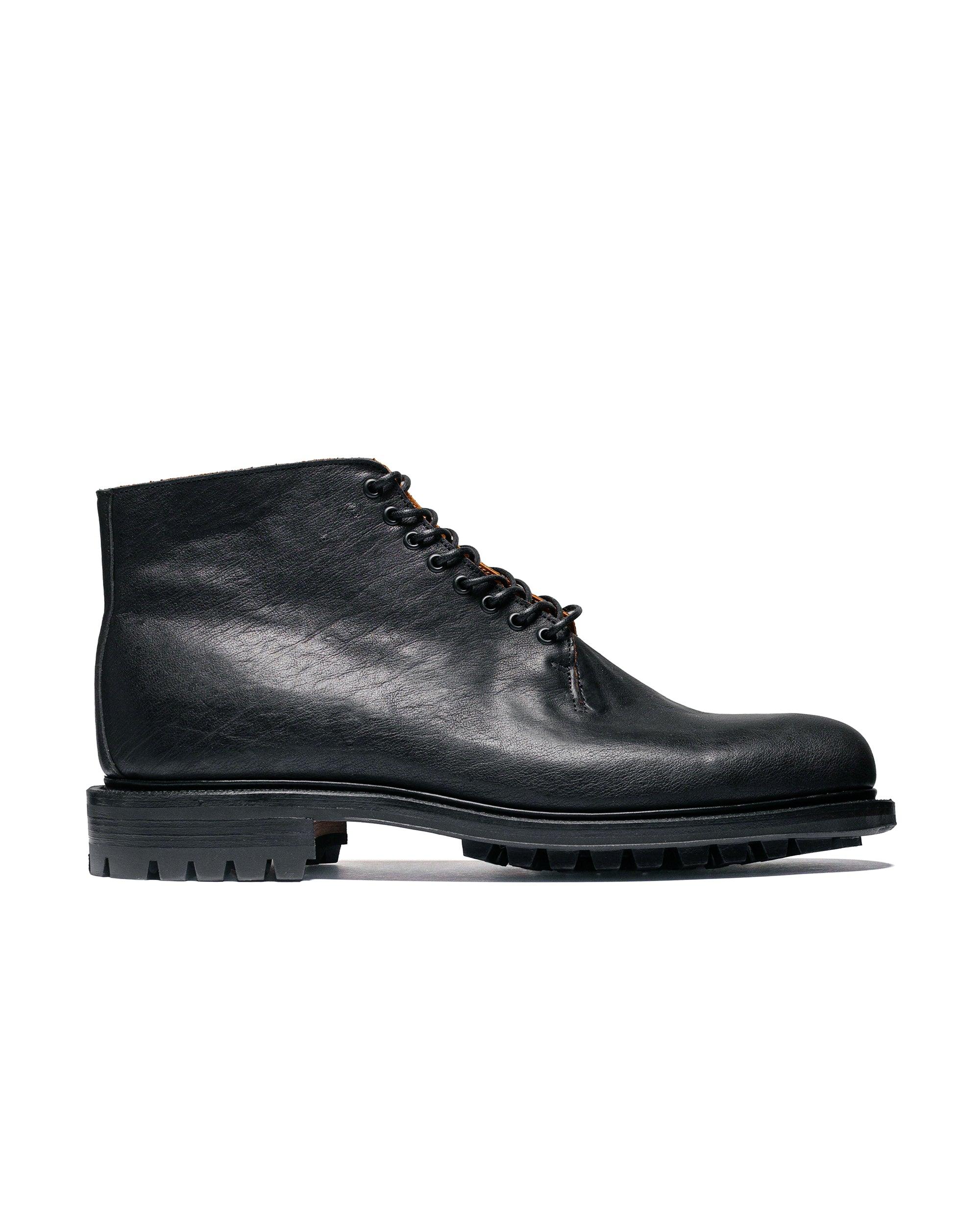 Wholecut Boot Nero Washed Kangaroo