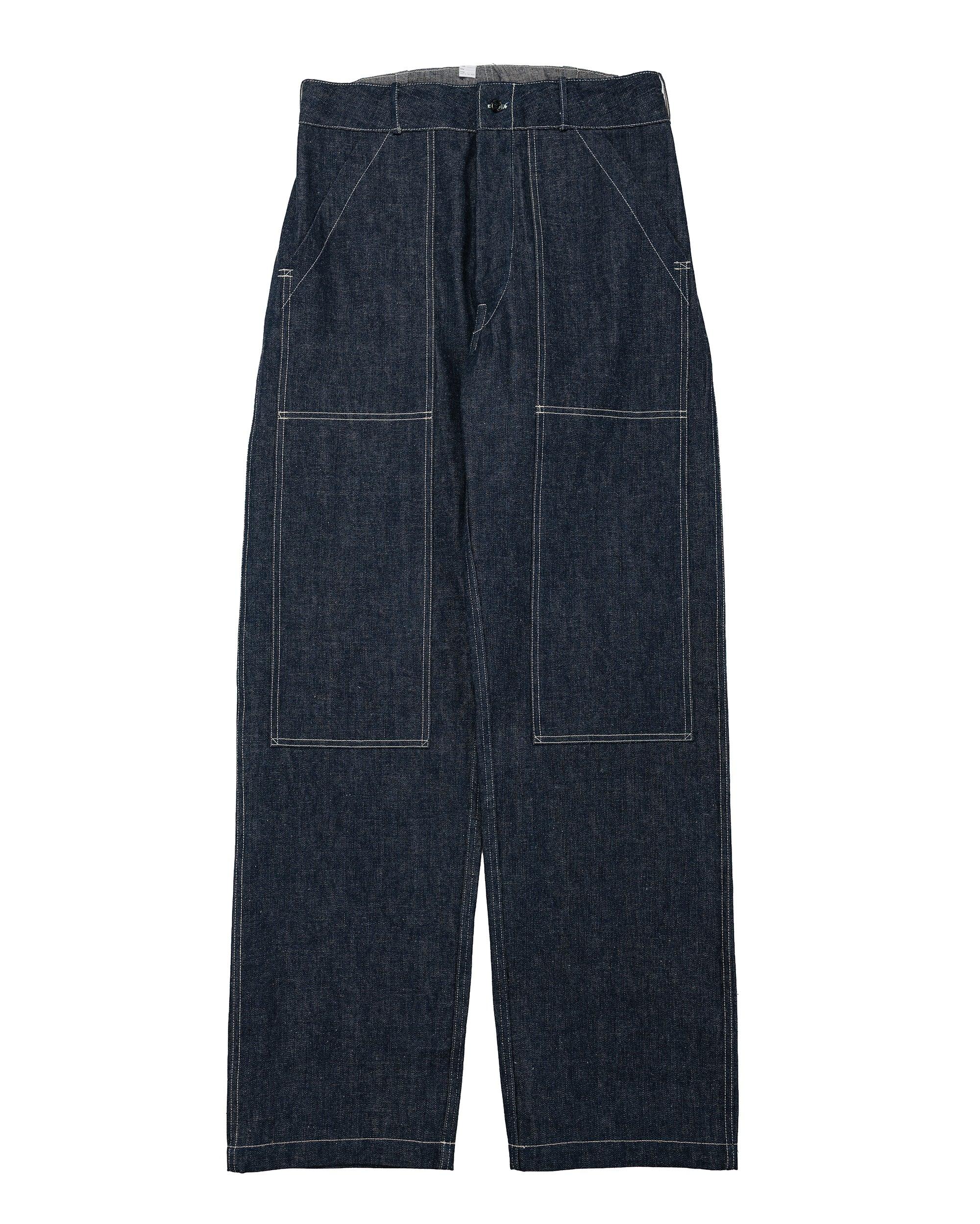 Lot. 1239 1930's WPA Double Knee Denim Trousers Indigo Denim