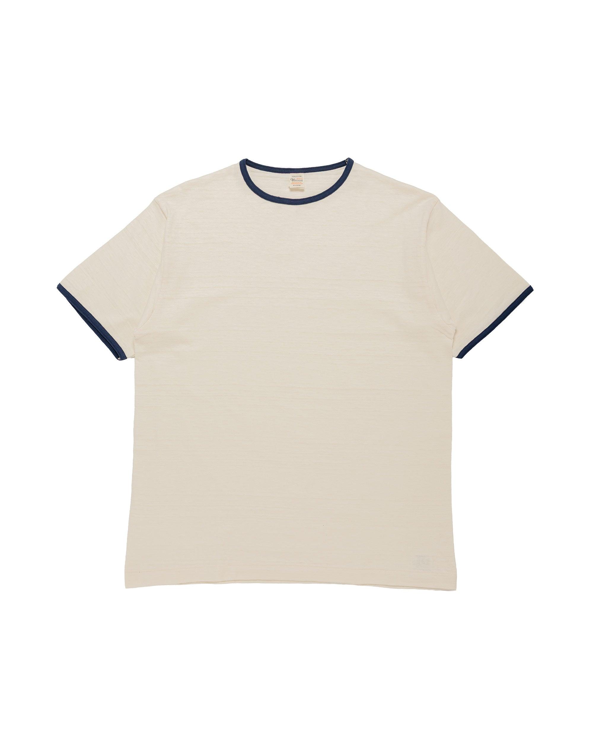 Lot. 4059 Ringer T Plain Cream/Navy