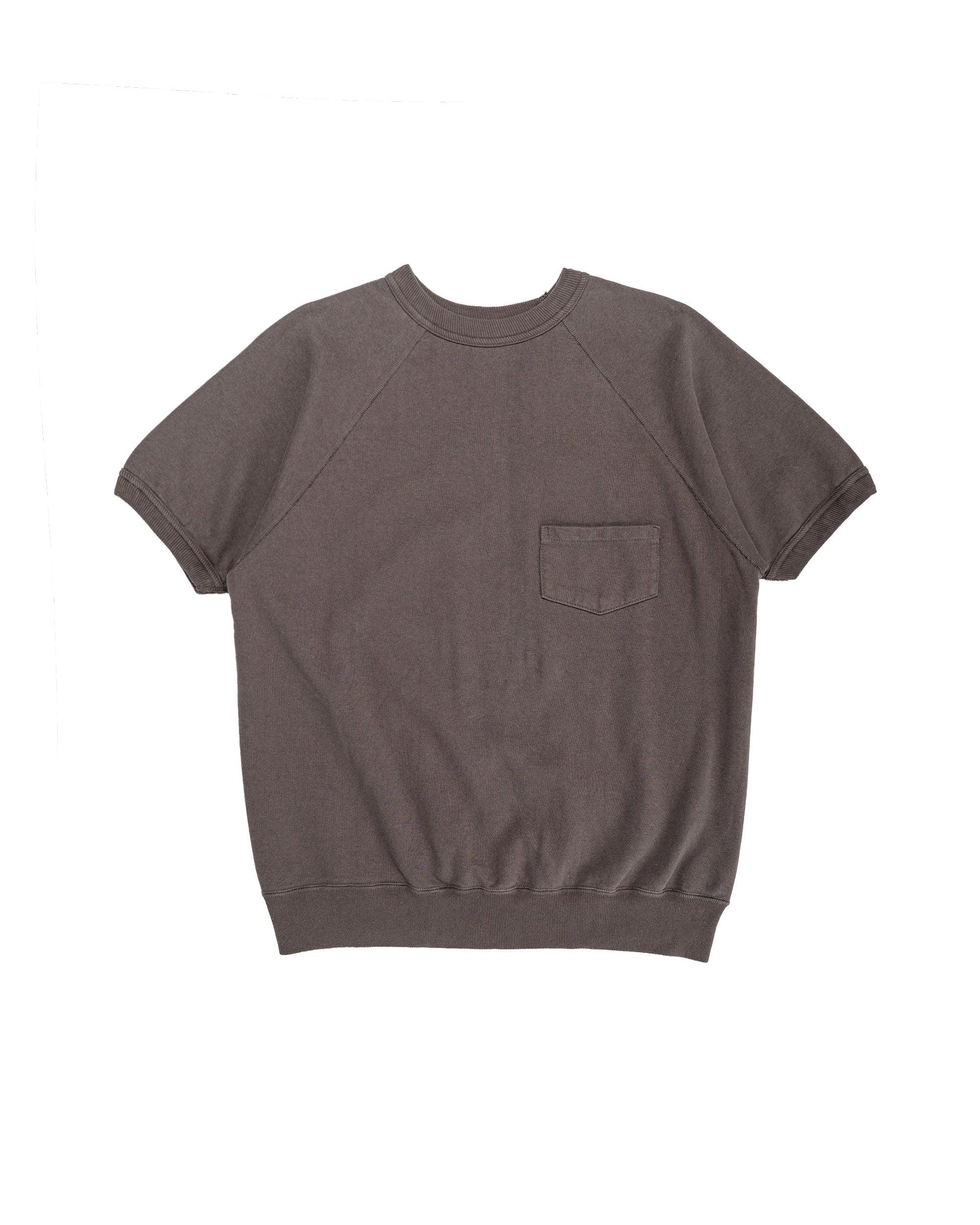 Lot. 4105 Short Sleeve SW With Pocket Plain Charcoal