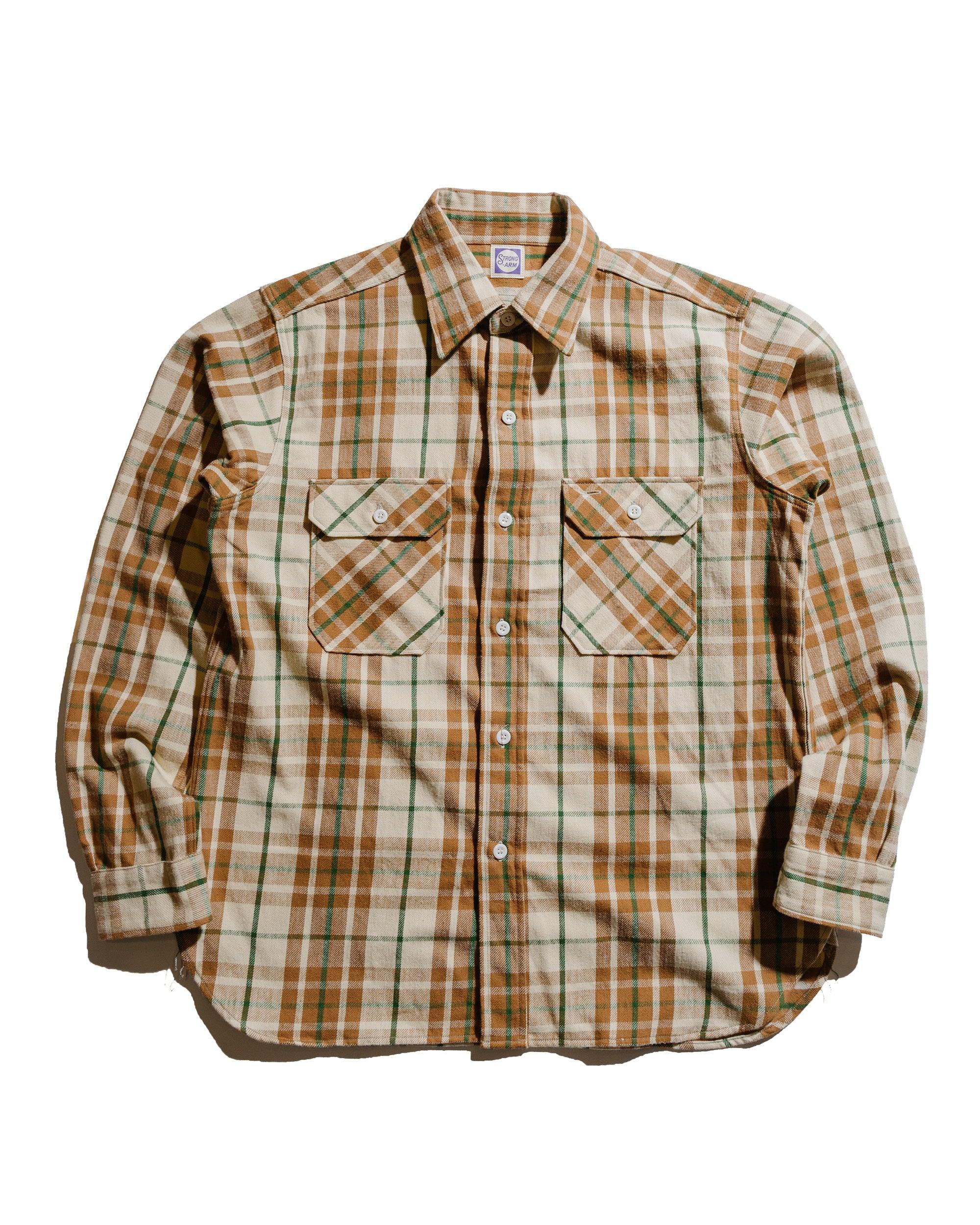 Lot. JG-06-2 The Modern Flannel (The Notched Pockets) A Beige