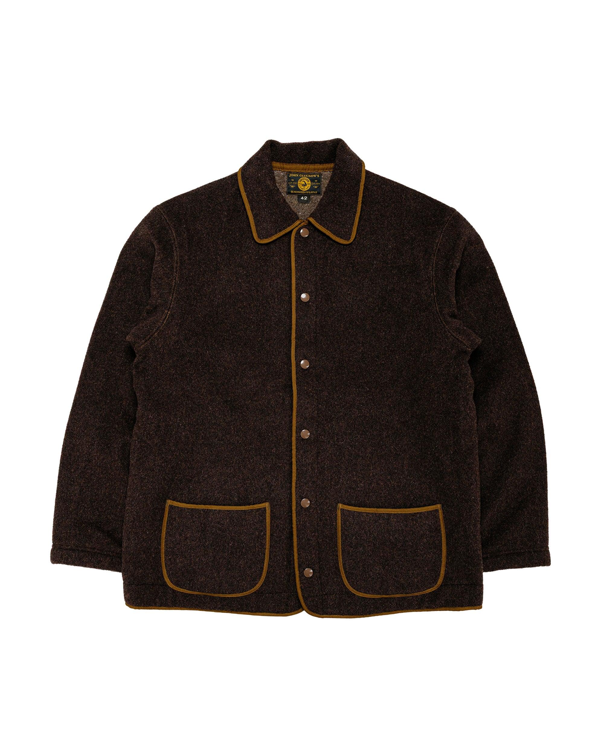 Lot. JG-46 Fleece Beach Jacket Dark Brown