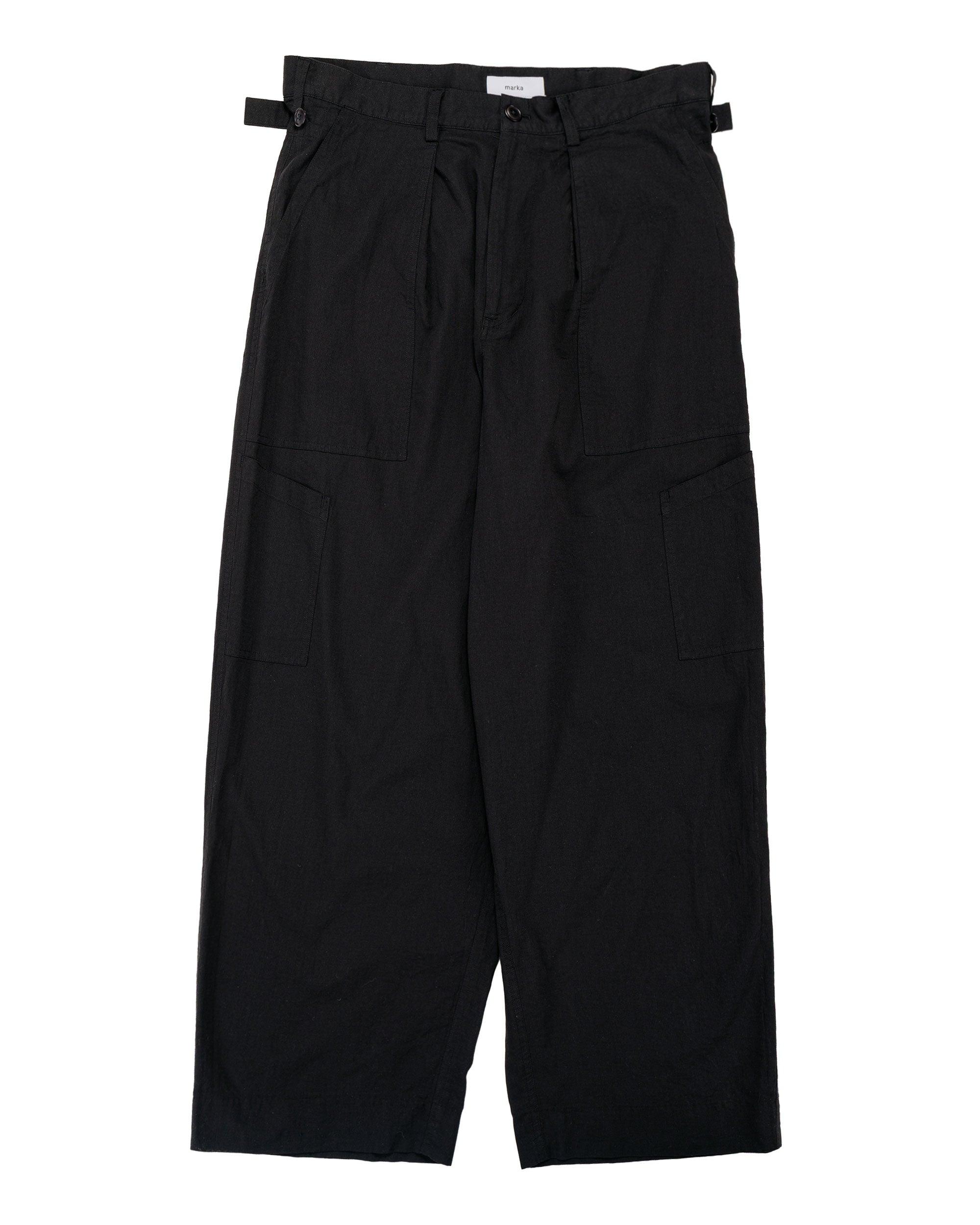 marka U.S. Air Force Baker Pants High Twisted Dobby Cloth Black