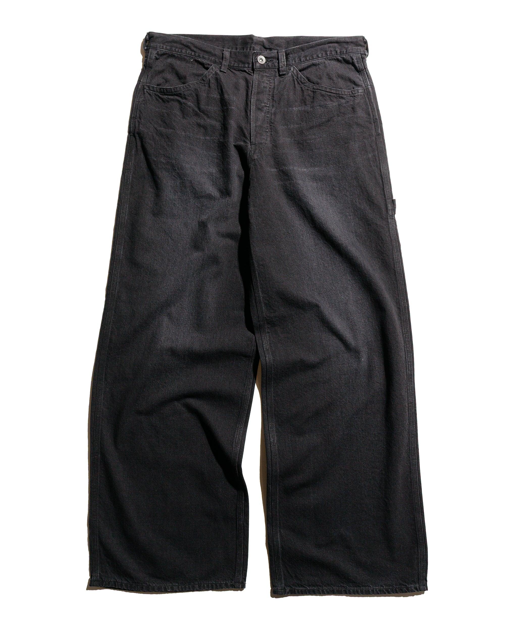 marka Wide Painter Pants Organic Cotton 10oz Denim Black