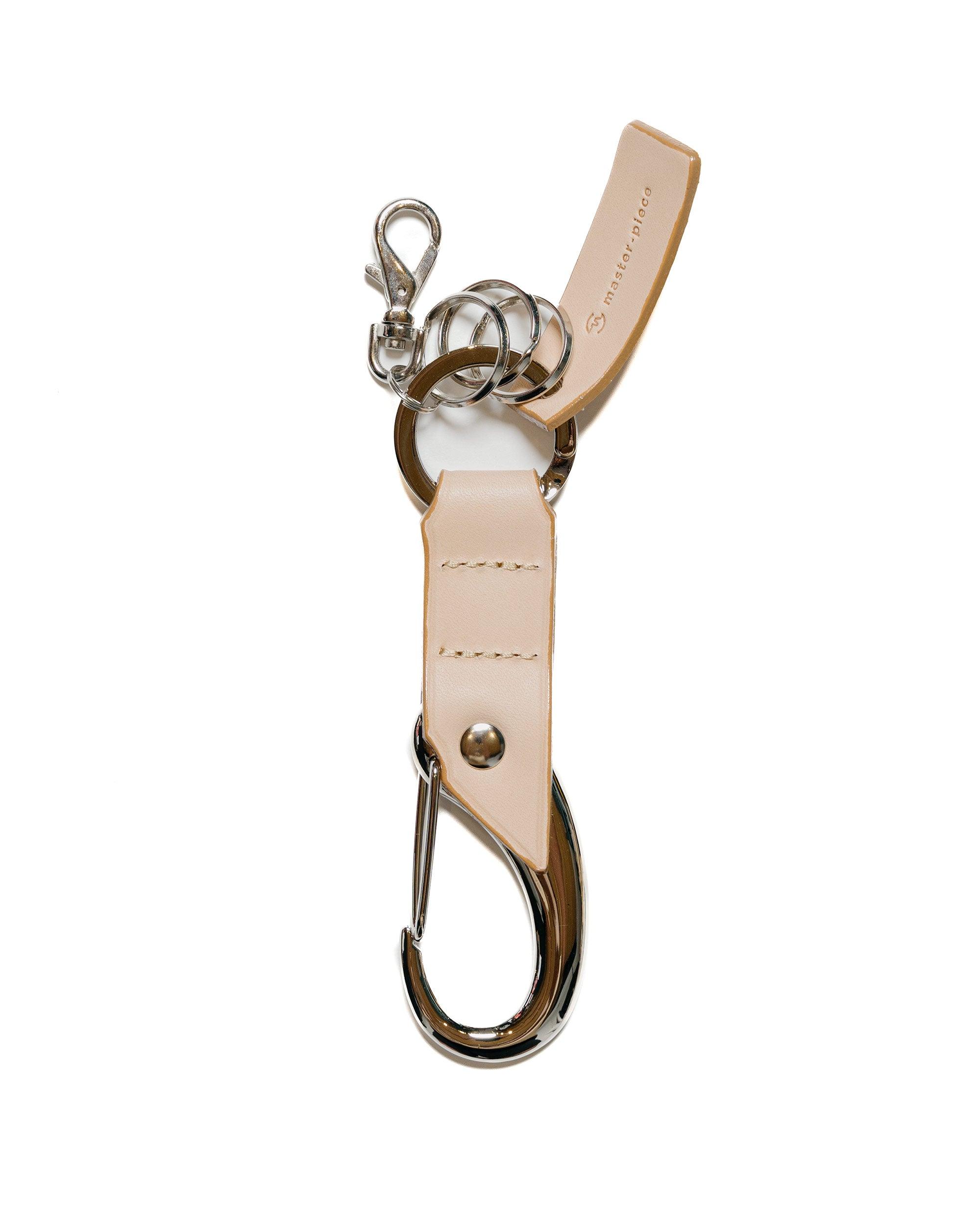 Magatama Key Ring Beige